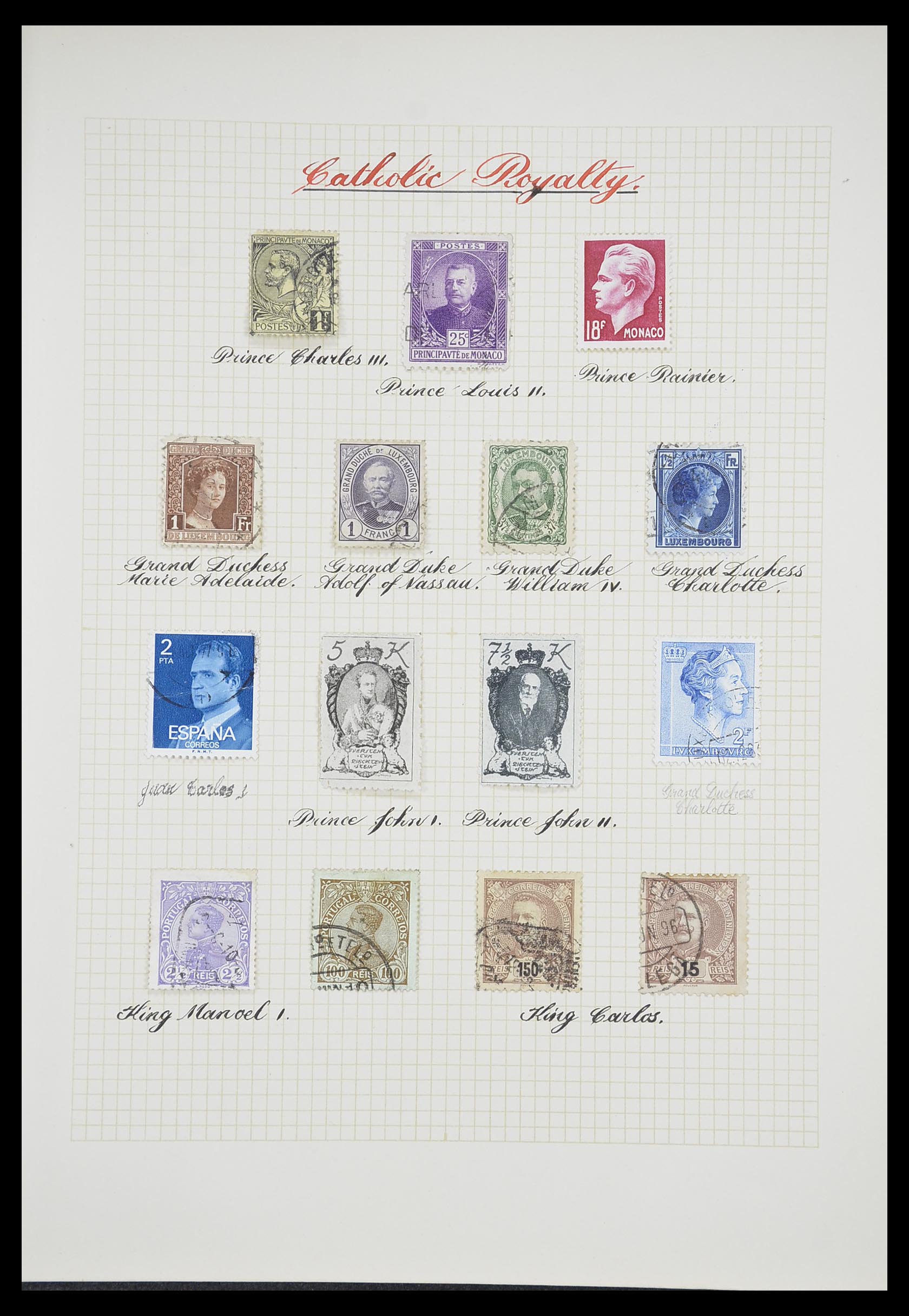 33657 0010 - Postzegelverzameling 33657 Motief Religie 1900-1990.