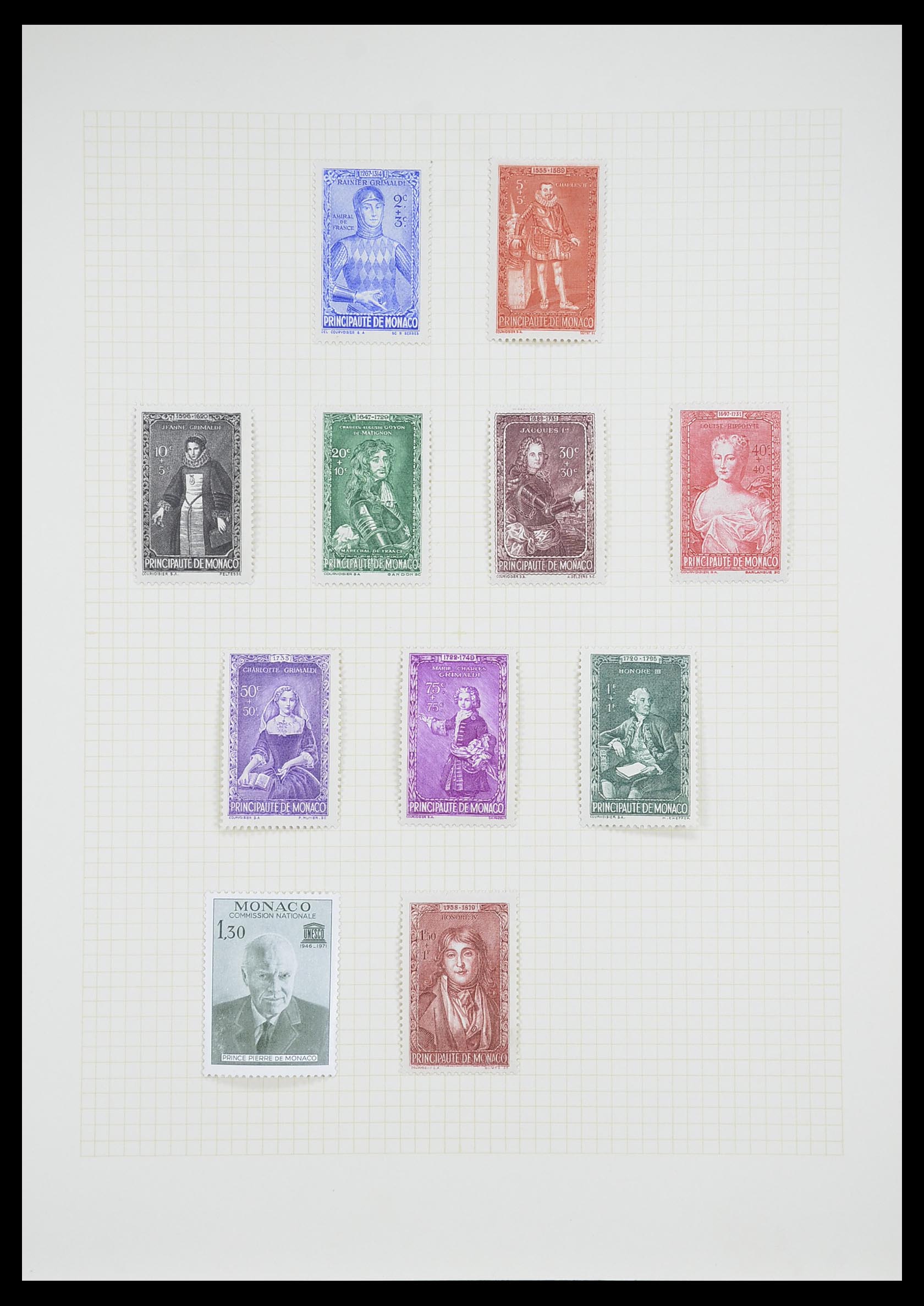 33657 0012 - Postzegelverzameling 33657 Motief Religie 1900-1990.