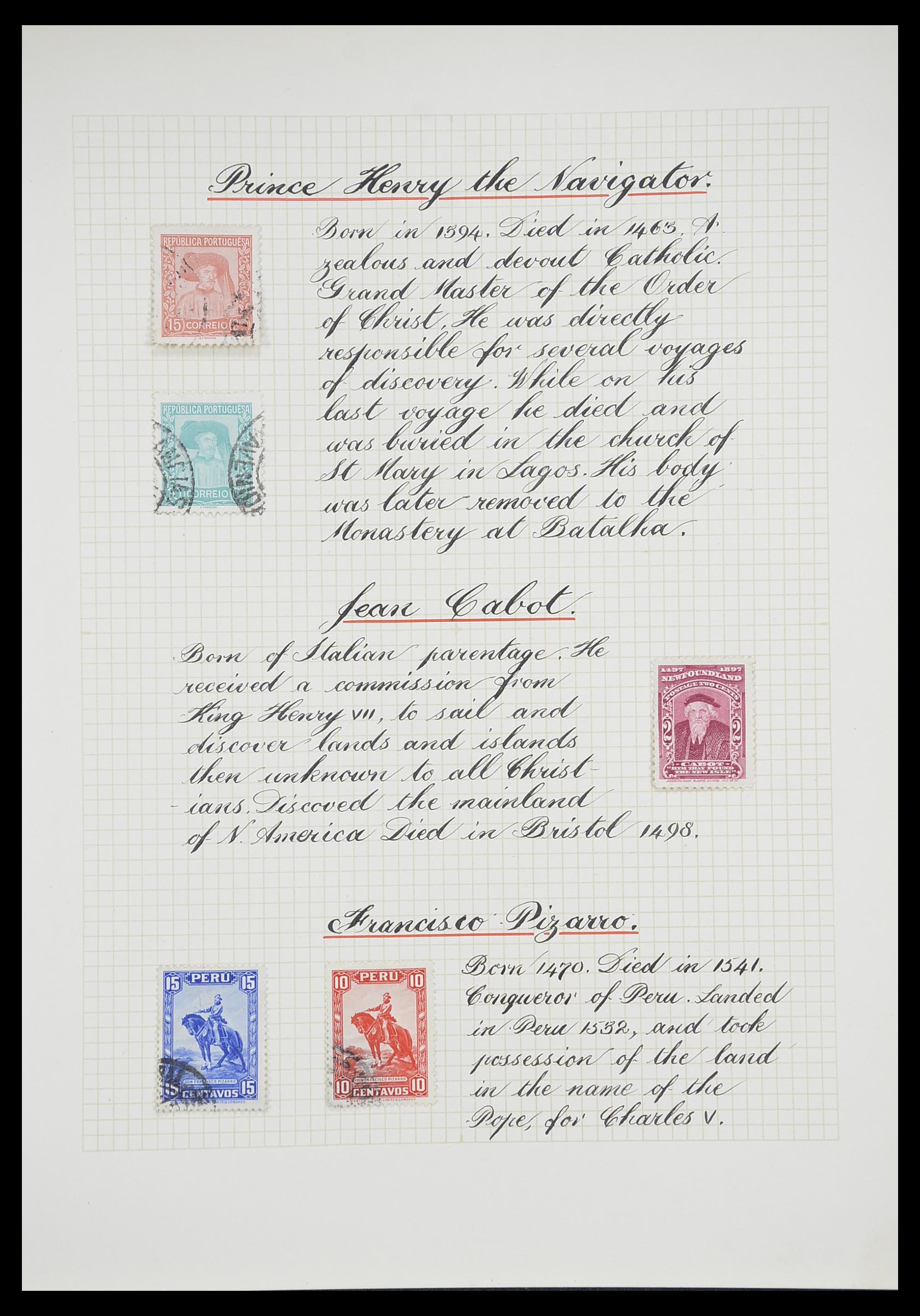 33657 0014 - Postzegelverzameling 33657 Motief Religie 1900-1990.