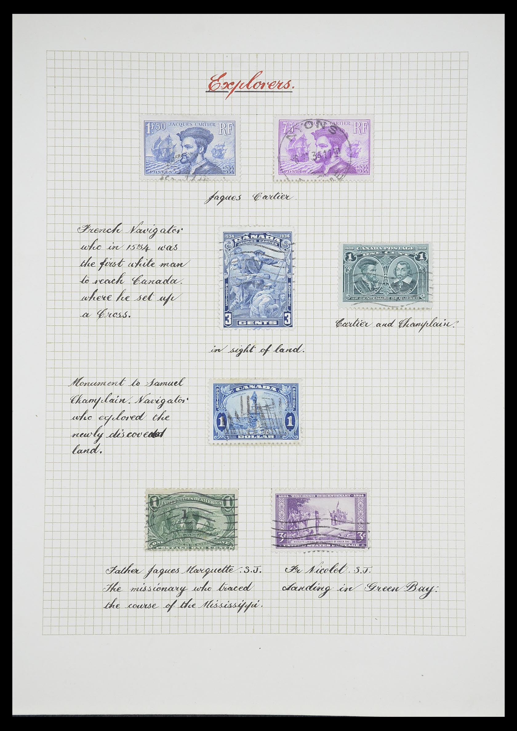 33657 0015 - Postzegelverzameling 33657 Motief Religie 1900-1990.