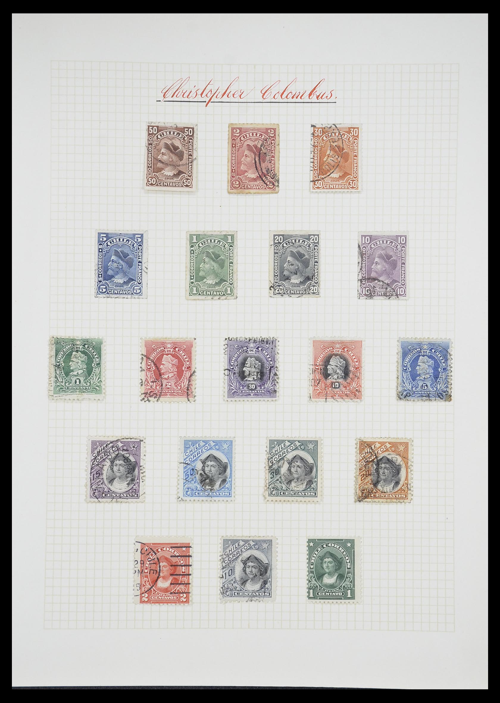 33657 0018 - Postzegelverzameling 33657 Motief Religie 1900-1990.