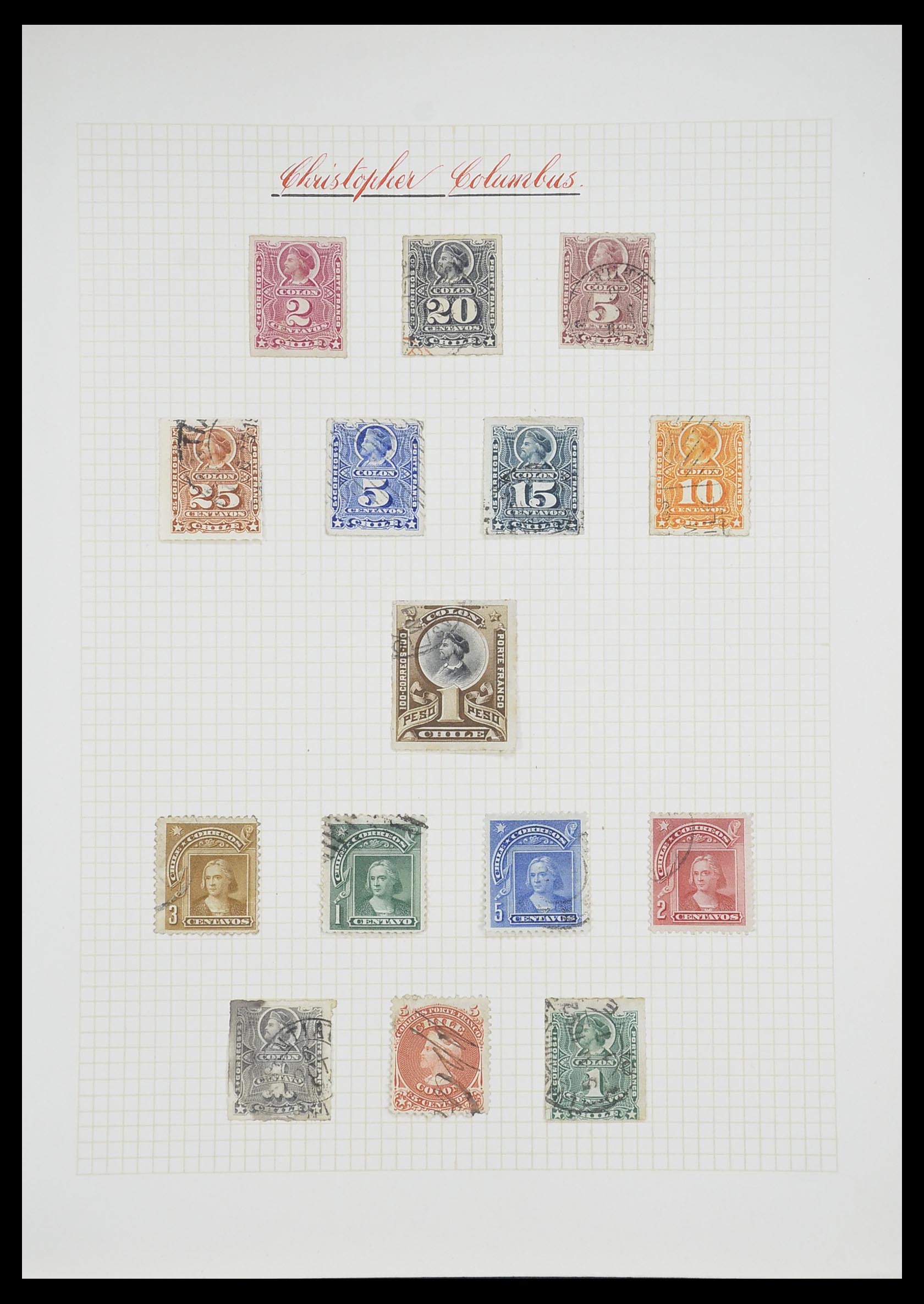 33657 0019 - Postzegelverzameling 33657 Motief Religie 1900-1990.