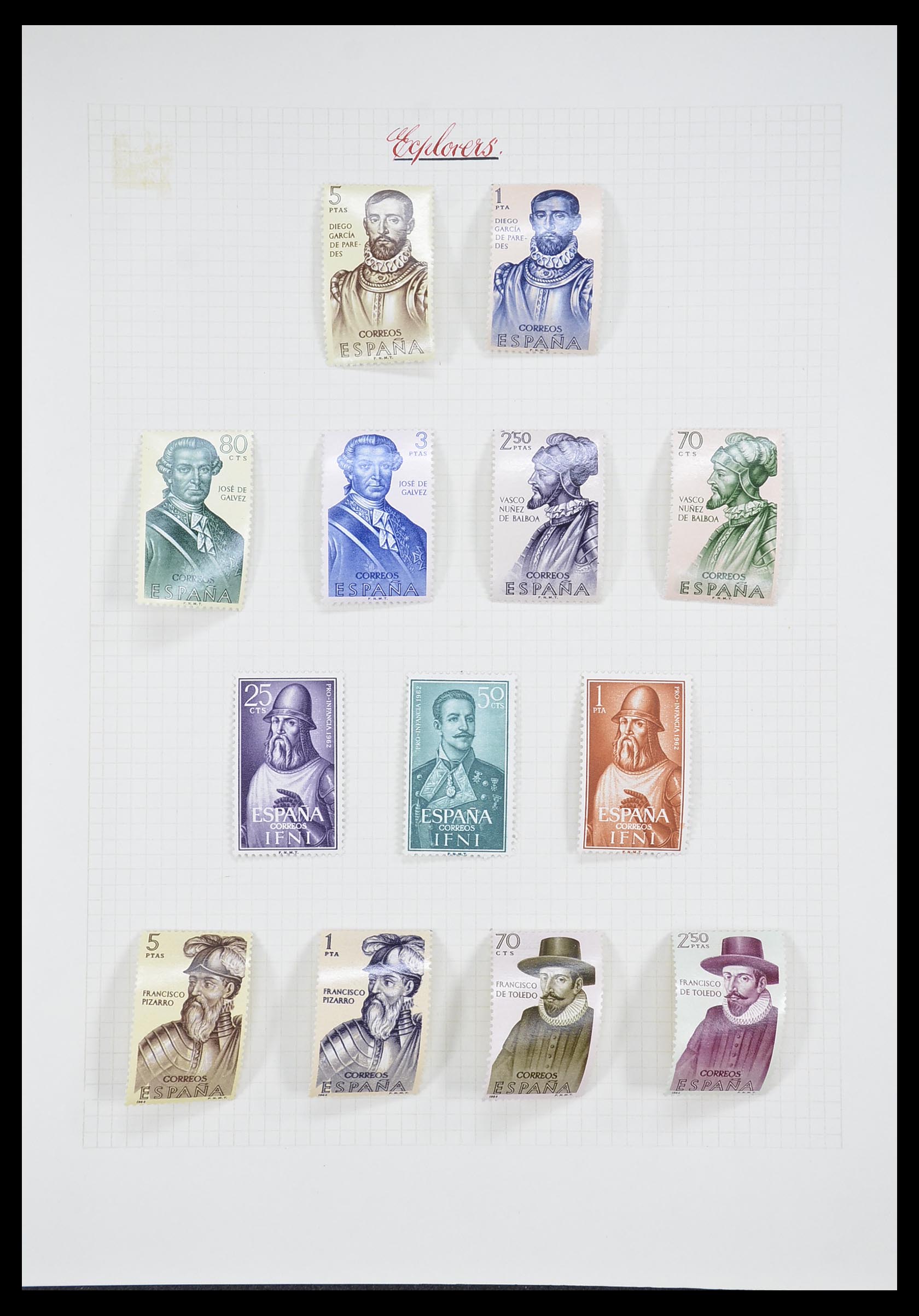 33657 0022 - Postzegelverzameling 33657 Motief Religie 1900-1990.