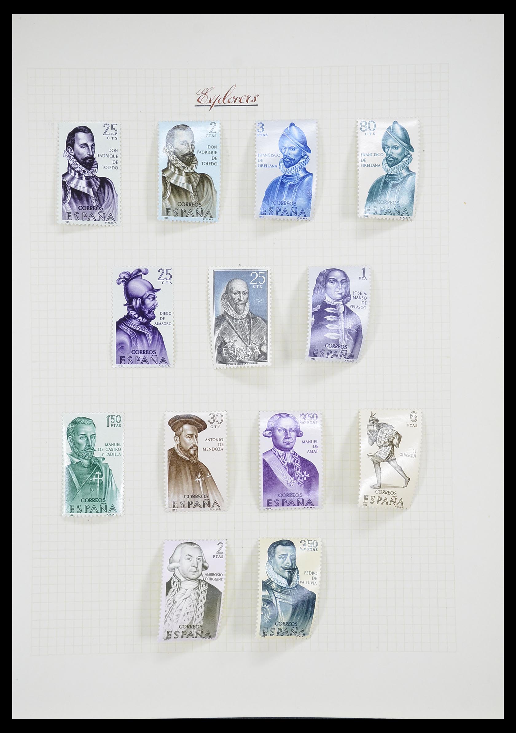 33657 0023 - Postzegelverzameling 33657 Motief Religie 1900-1990.