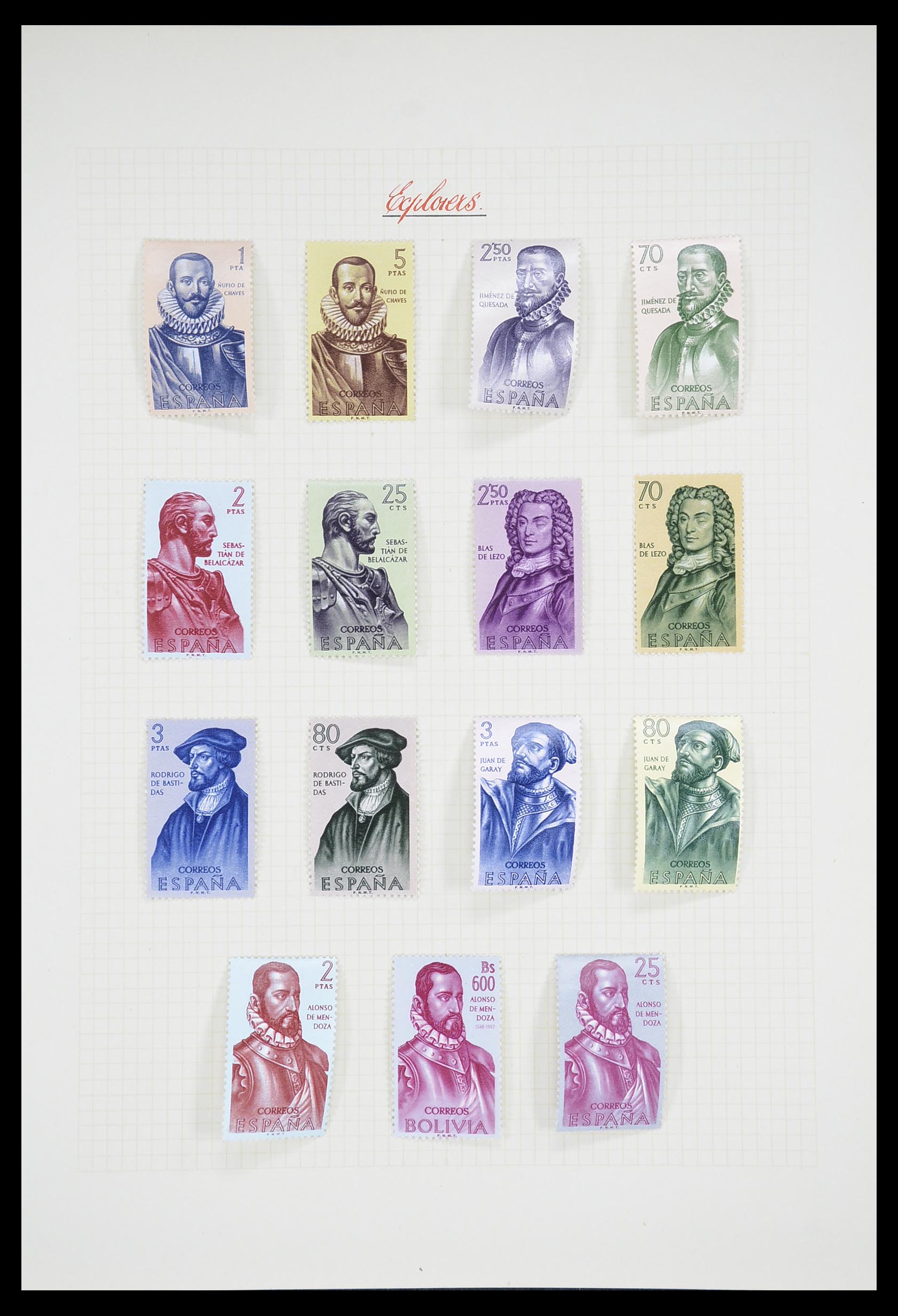 33657 0024 - Postzegelverzameling 33657 Motief Religie 1900-1990.