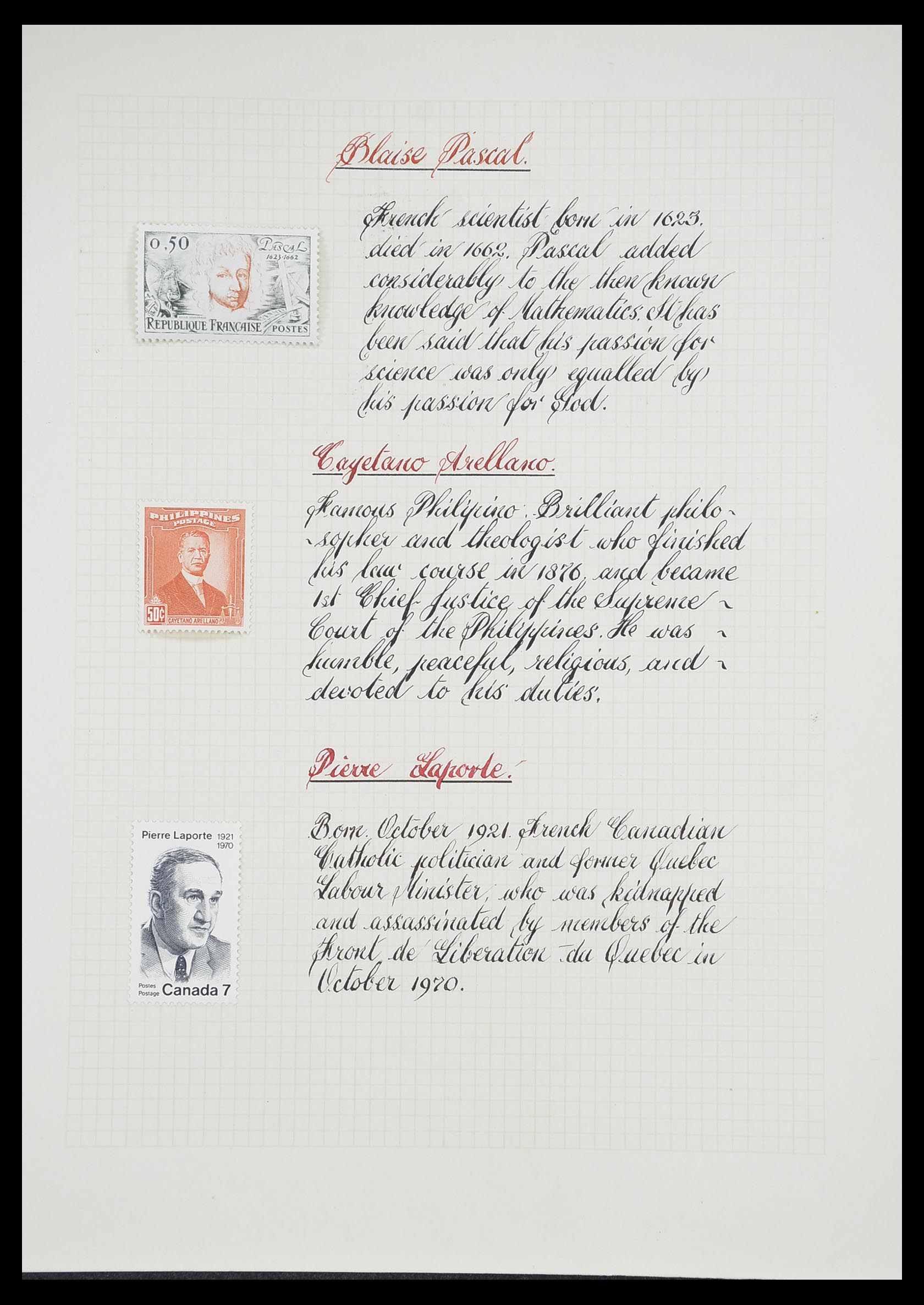 33657 0035 - Postzegelverzameling 33657 Motief Religie 1900-1990.