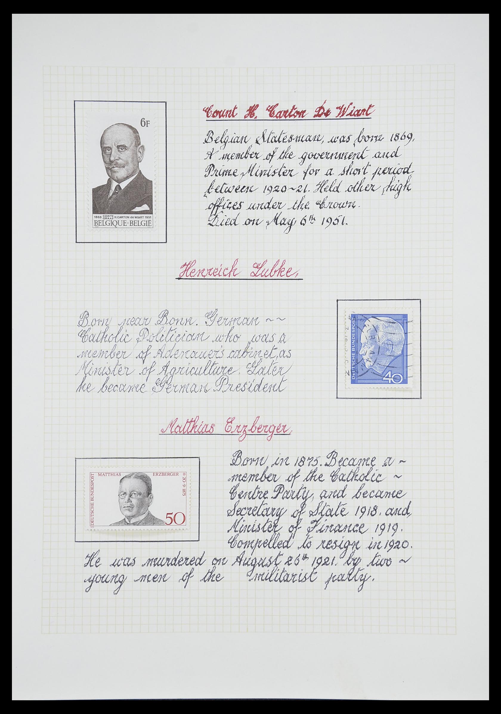 33657 0036 - Postzegelverzameling 33657 Motief Religie 1900-1990.