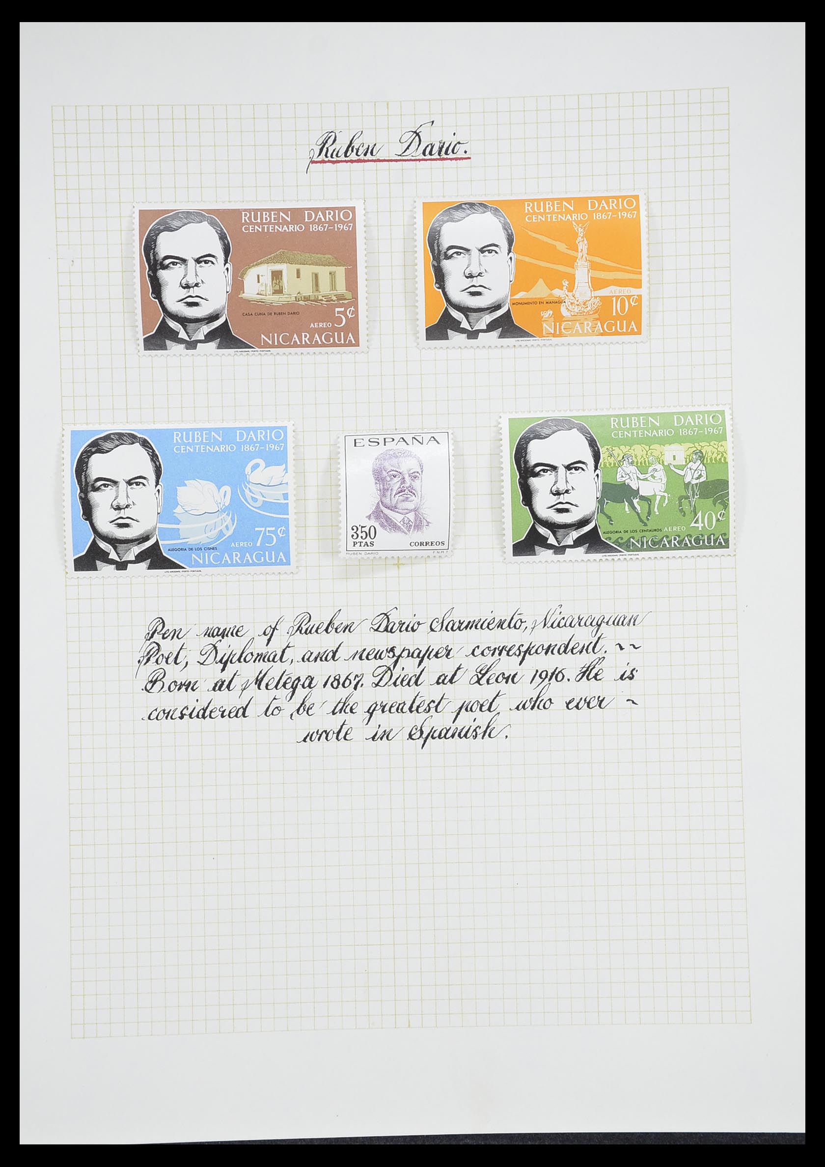 33657 0037 - Postzegelverzameling 33657 Motief Religie 1900-1990.