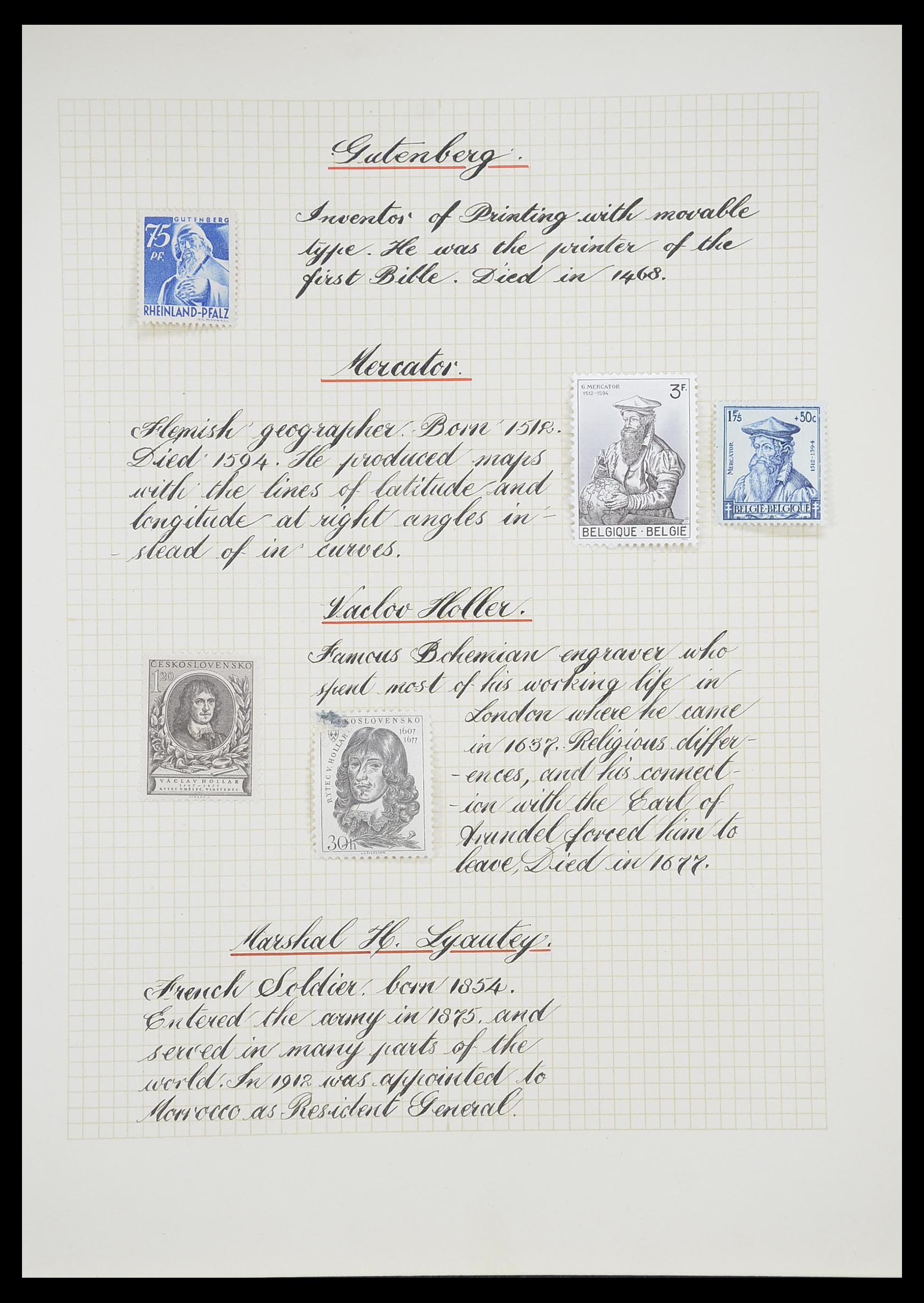 33657 0038 - Postzegelverzameling 33657 Motief Religie 1900-1990.