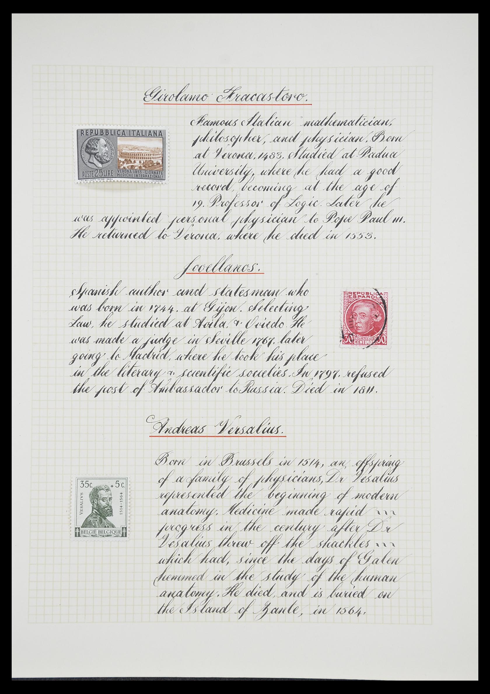 33657 0041 - Postzegelverzameling 33657 Motief Religie 1900-1990.