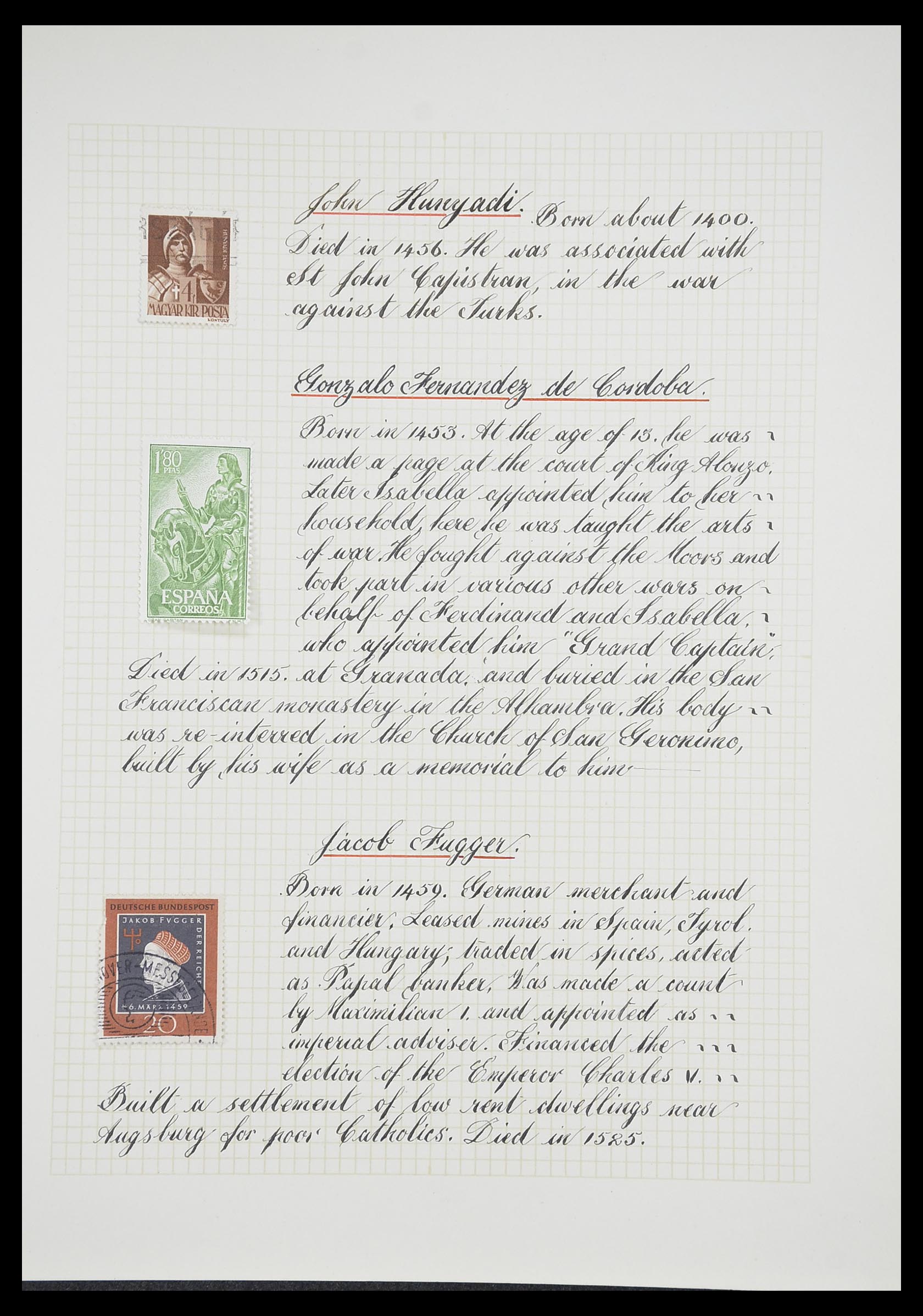 33657 0044 - Postzegelverzameling 33657 Motief Religie 1900-1990.
