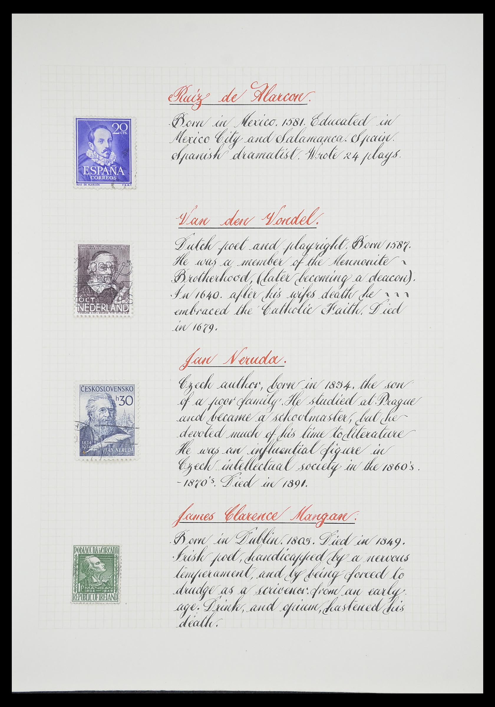 33657 0045 - Postzegelverzameling 33657 Motief Religie 1900-1990.