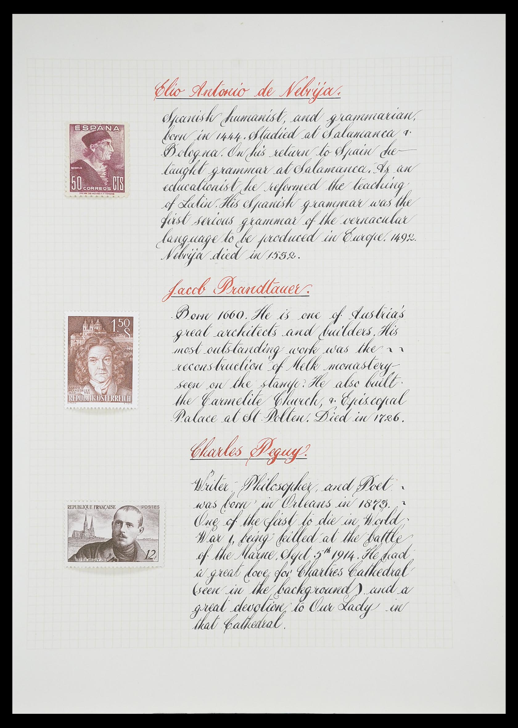 33657 0046 - Postzegelverzameling 33657 Motief Religie 1900-1990.