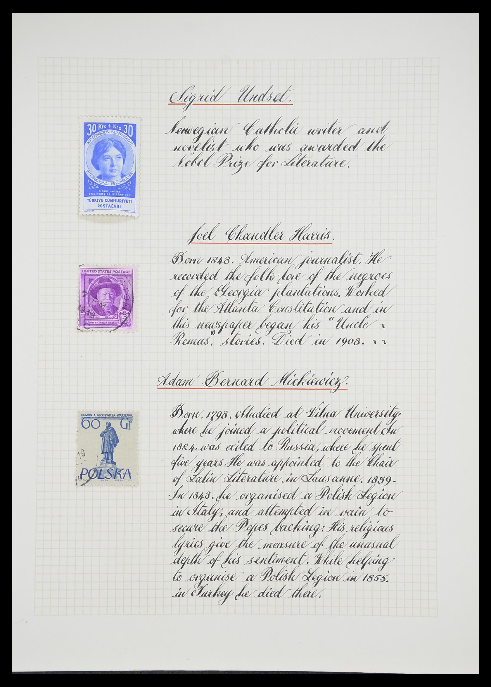 33657 0049 - Postzegelverzameling 33657 Motief Religie 1900-1990.