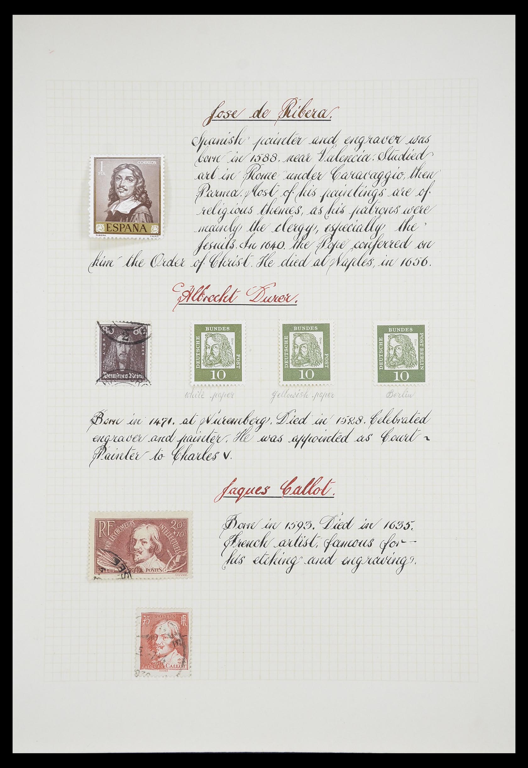 33657 0060 - Postzegelverzameling 33657 Motief Religie 1900-1990.