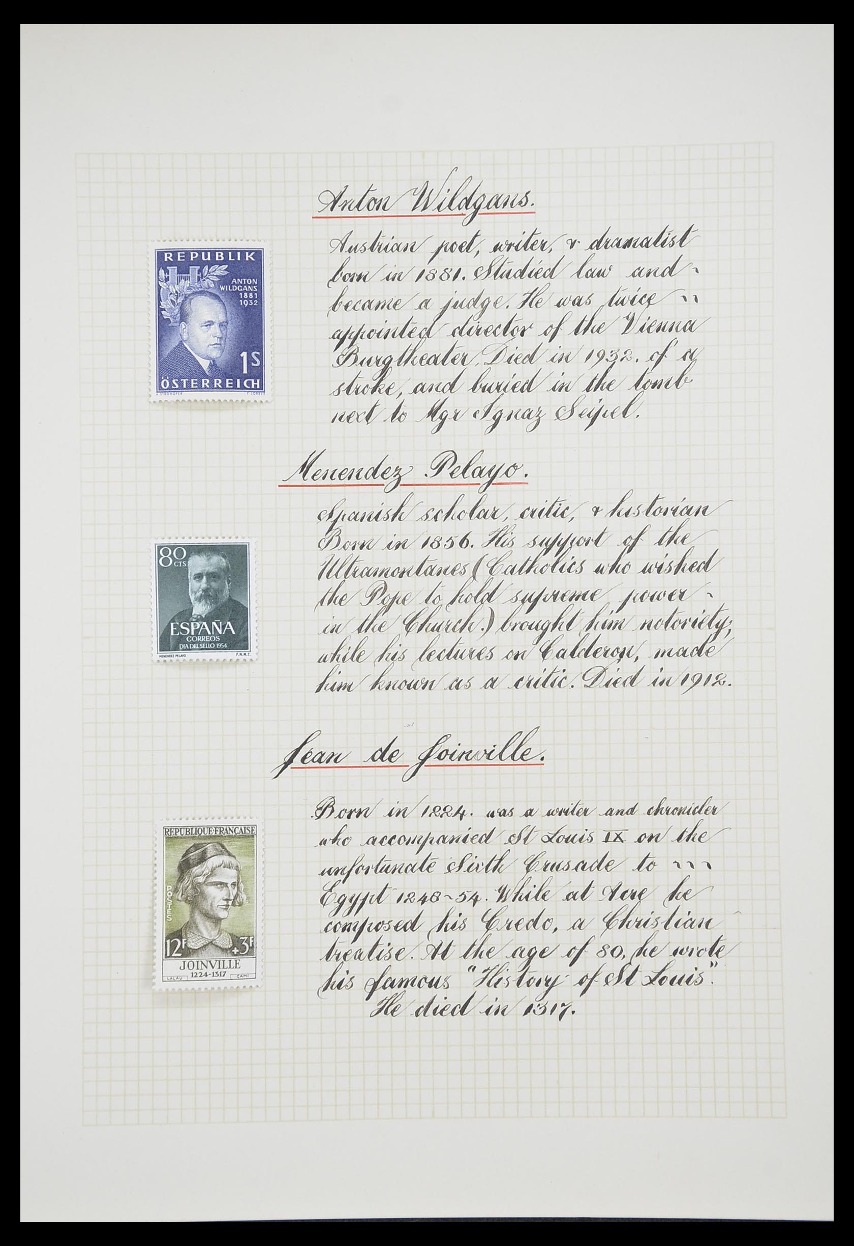 33657 0062 - Postzegelverzameling 33657 Motief Religie 1900-1990.