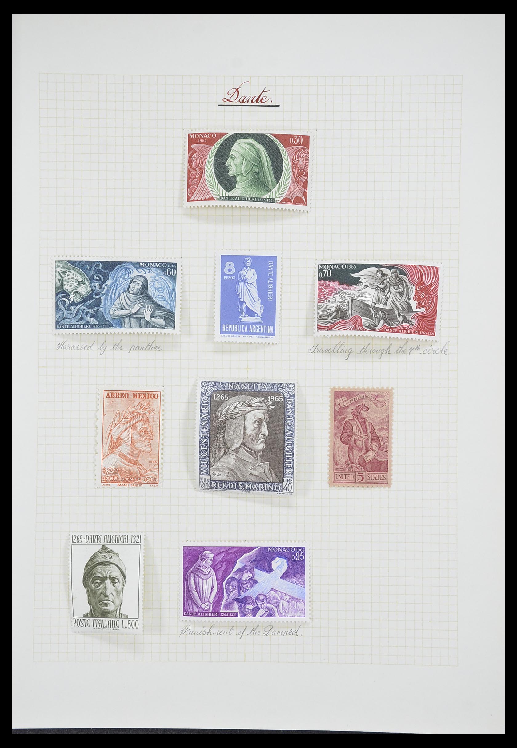 33657 0063 - Postzegelverzameling 33657 Motief Religie 1900-1990.