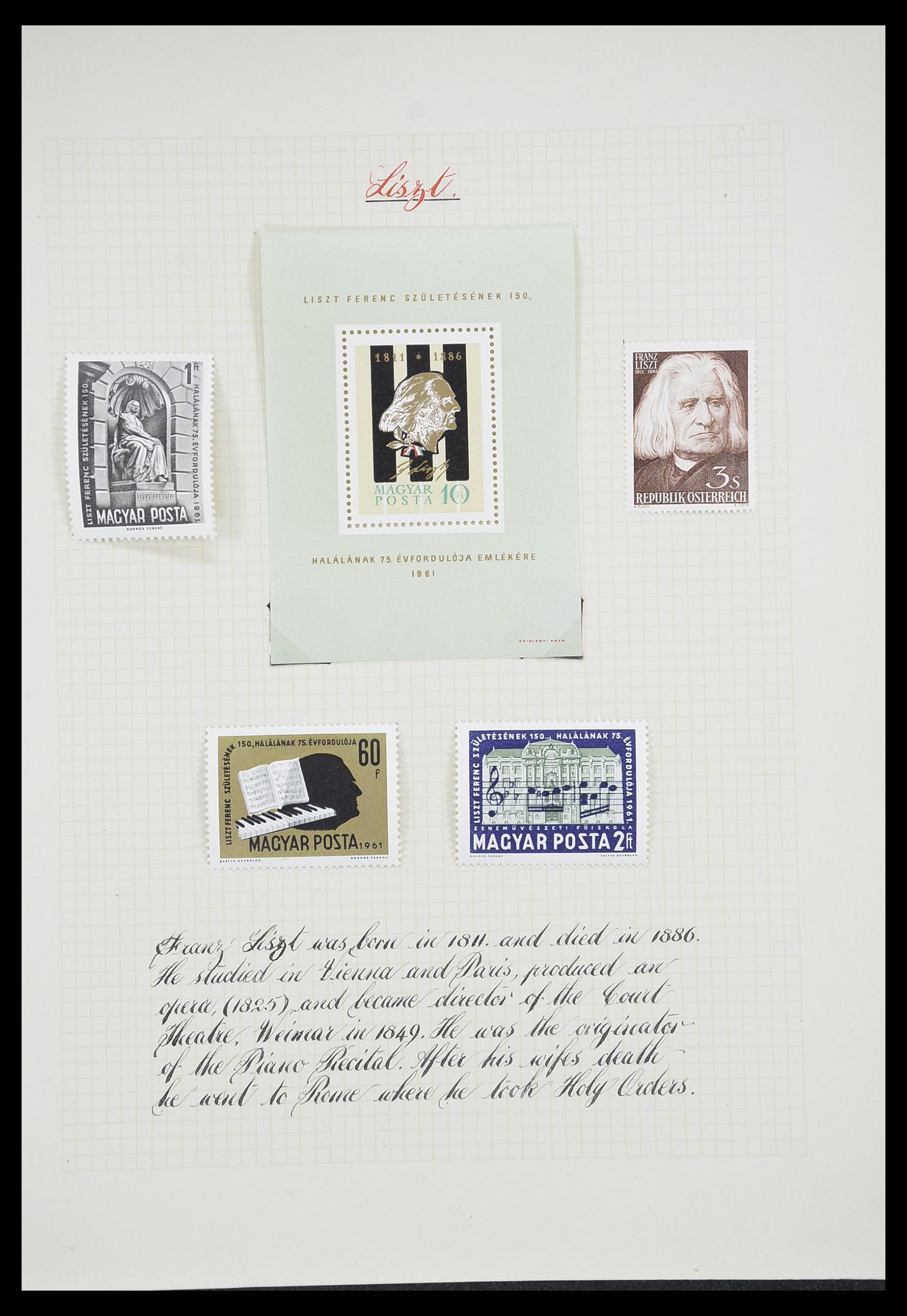 33657 0068 - Stamp collection 33657 Thematics Religion 1900-1990.