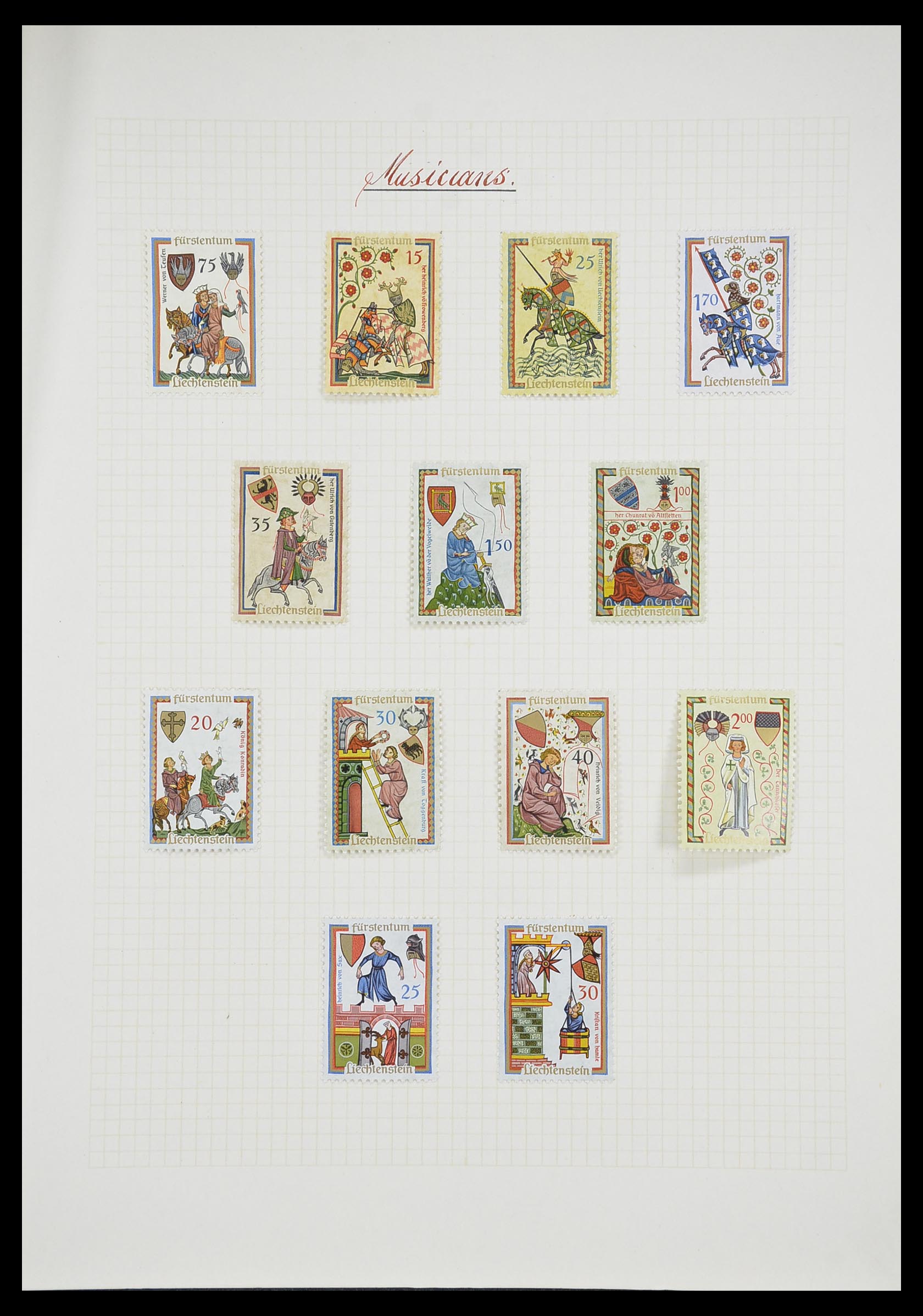 33657 0070 - Postzegelverzameling 33657 Motief Religie 1900-1990.
