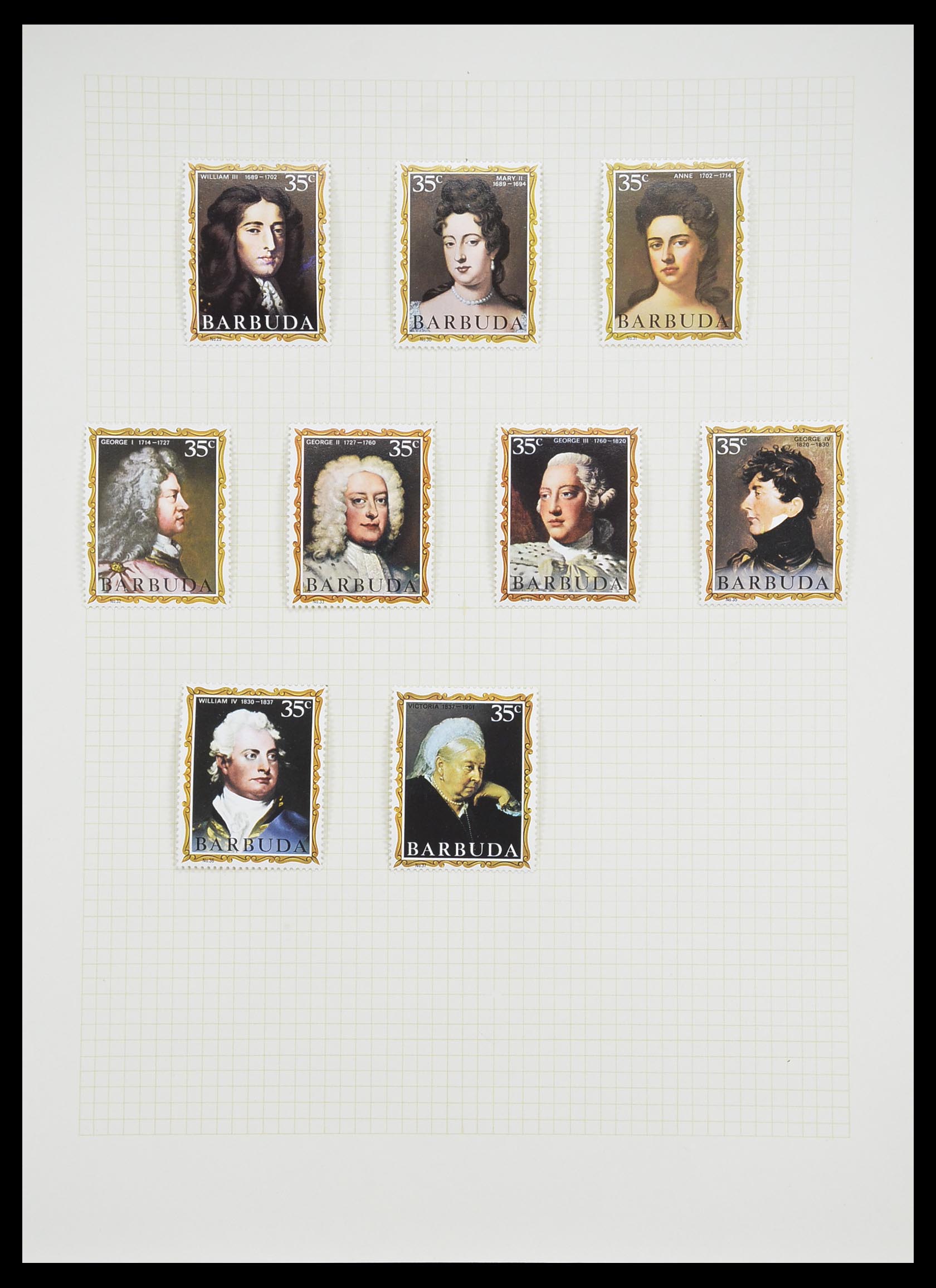 33657 0084 - Postzegelverzameling 33657 Motief Religie 1900-1990.