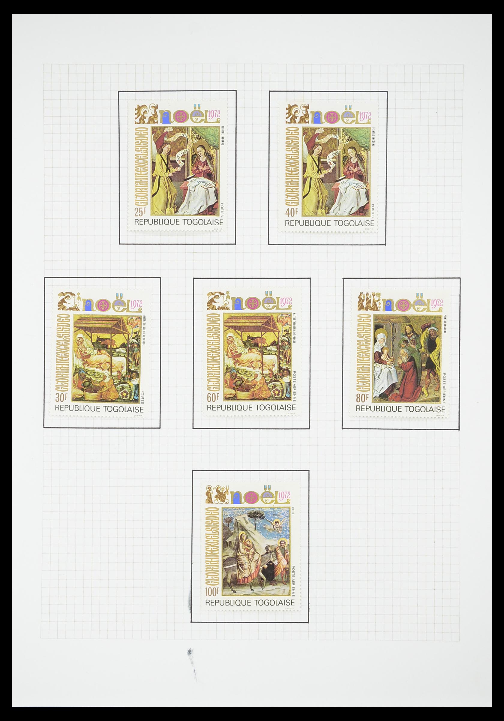 33657 1603 - Postzegelverzameling 33657 Motief Religie 1900-1990.