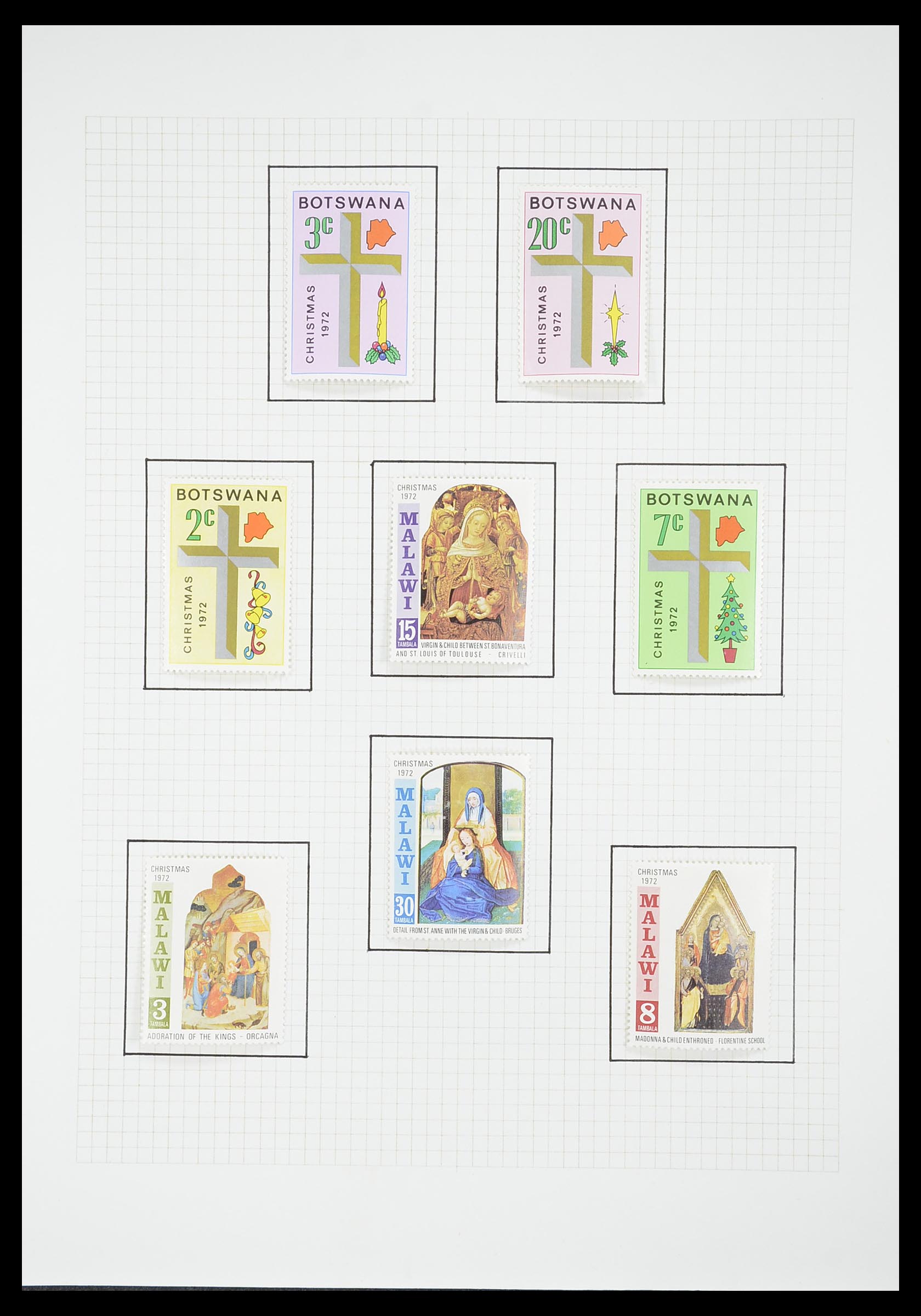 33657 1612 - Postzegelverzameling 33657 Motief Religie 1900-1990.