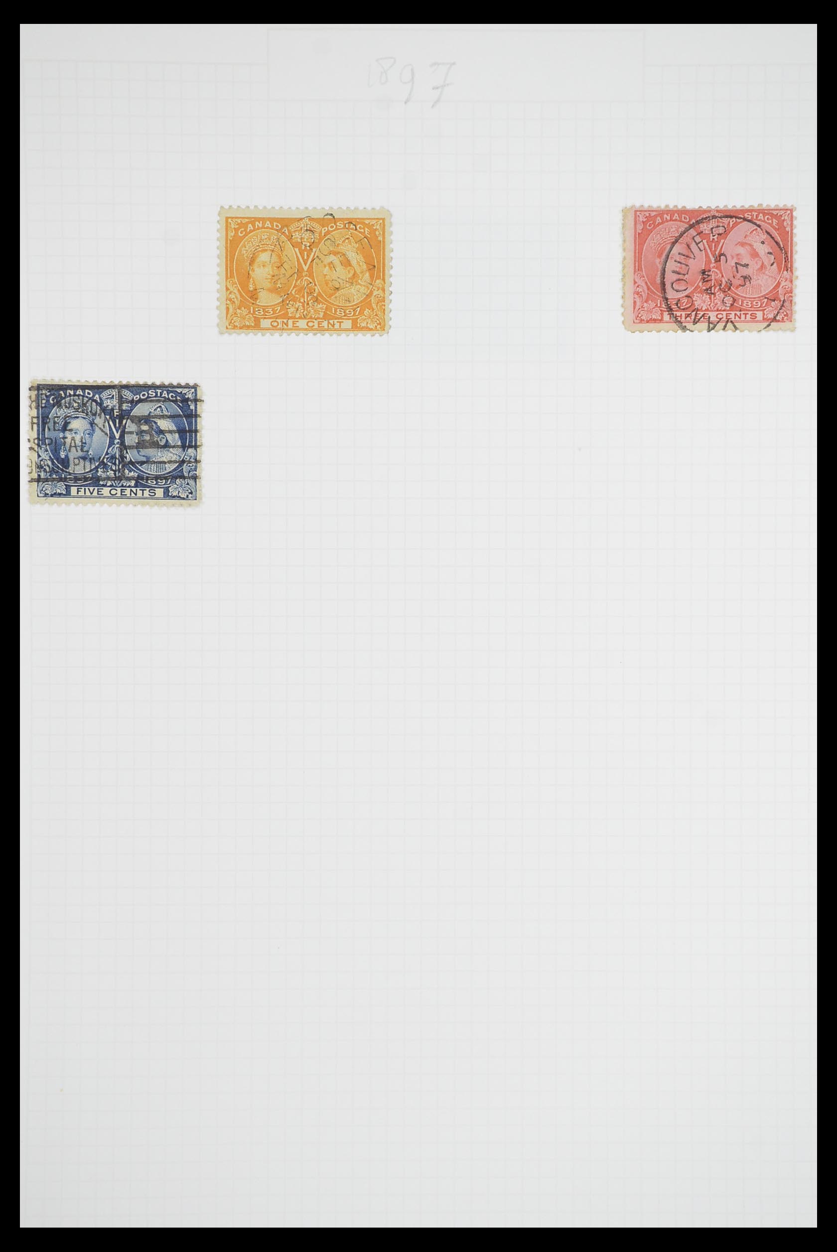 33660 0002 - Postzegelverzameling 33660 Canada 1859-2003.