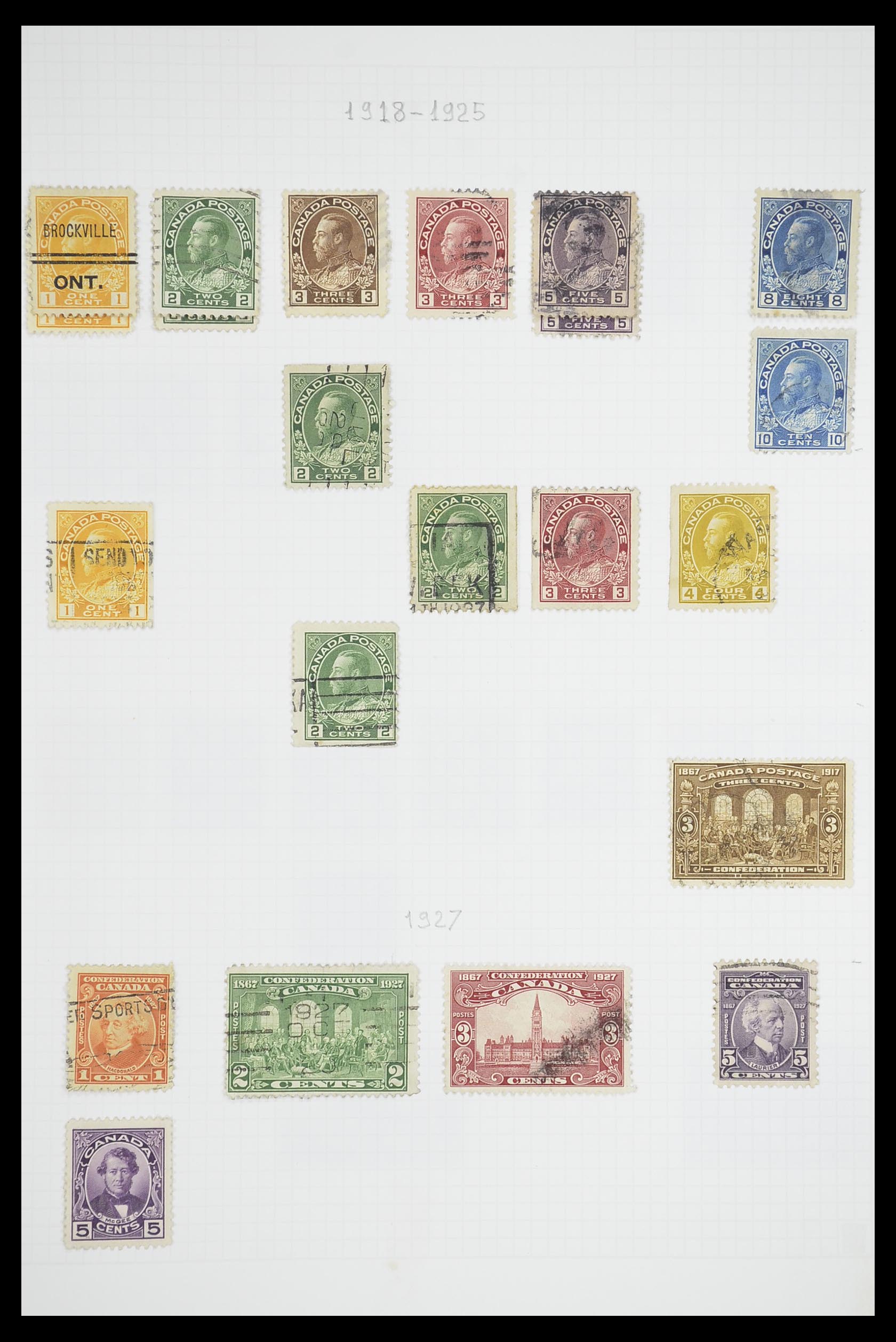 33660 0007 - Postzegelverzameling 33660 Canada 1859-2003.