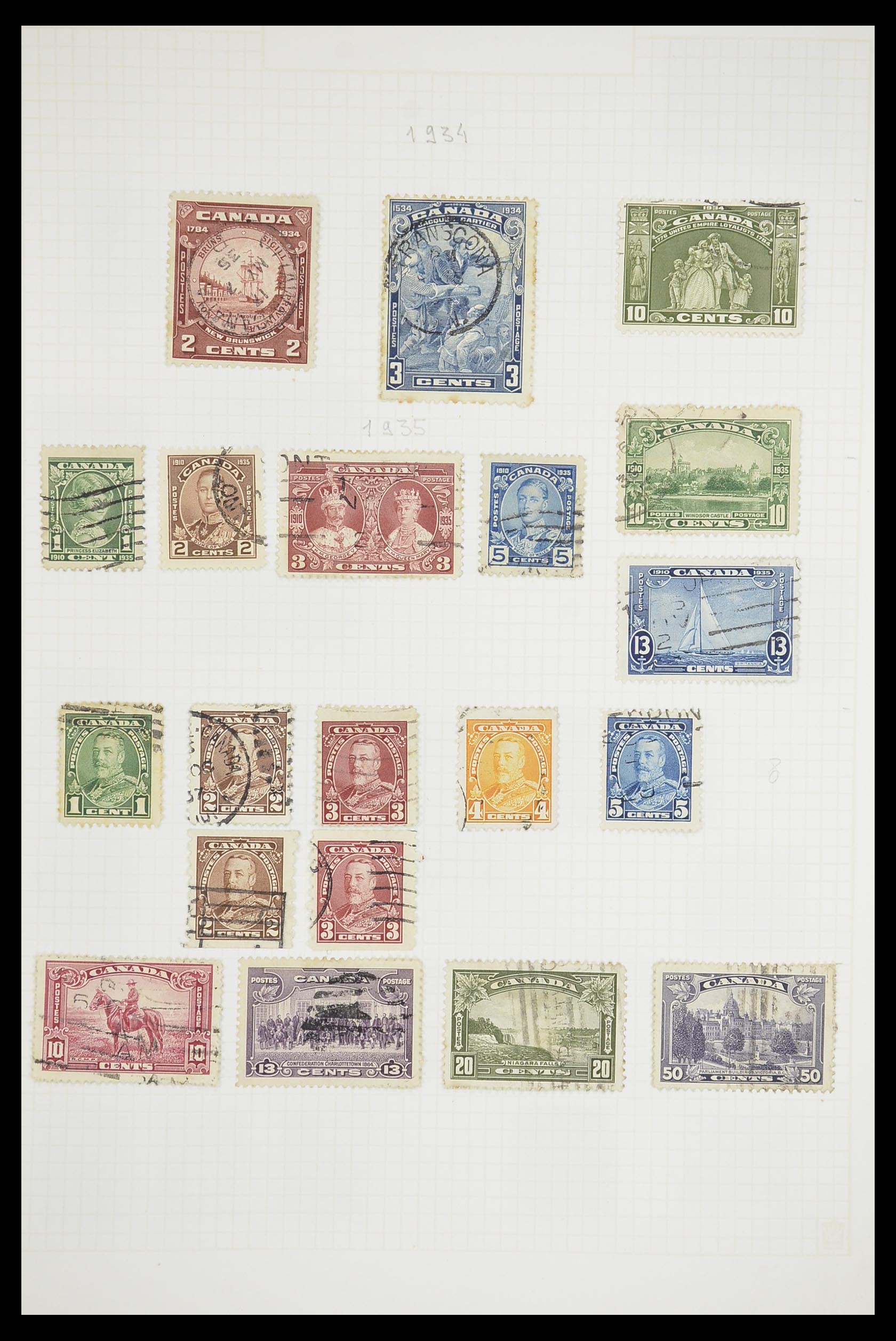 33660 0010 - Postzegelverzameling 33660 Canada 1859-2003.