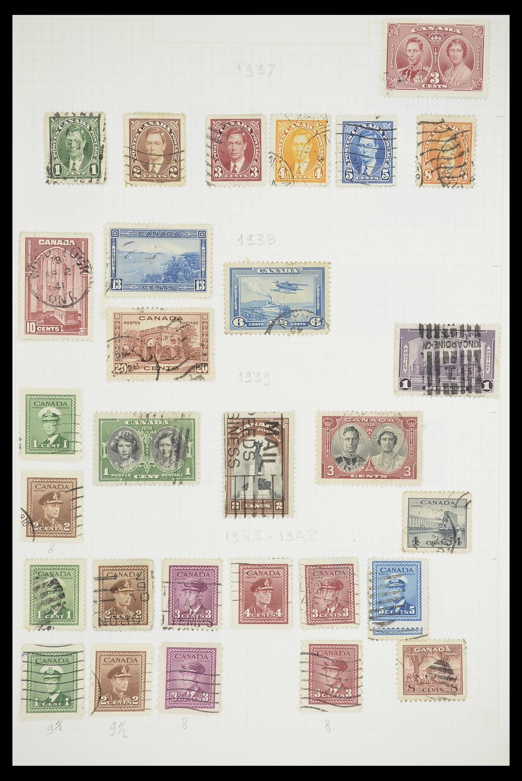 33660 0011 - Postzegelverzameling 33660 Canada 1859-2003.