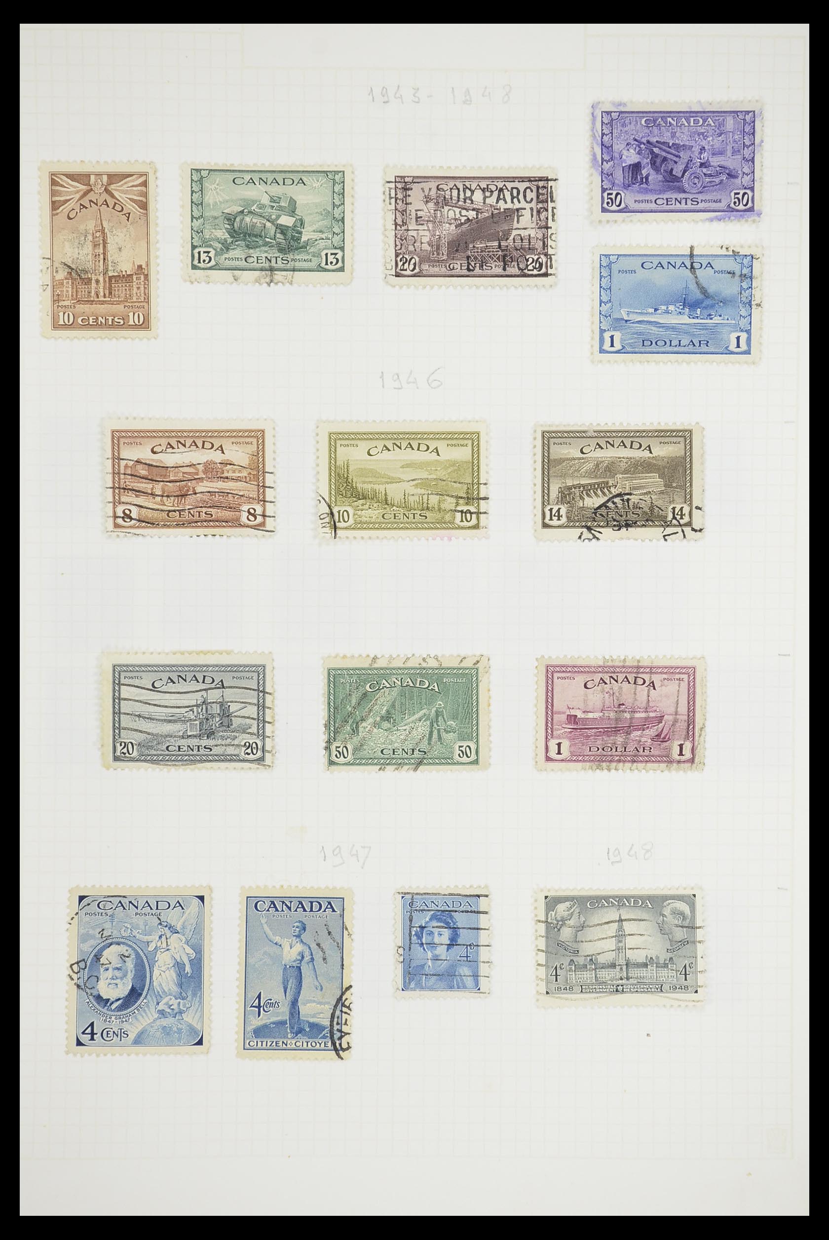 33660 0012 - Stamp collection 33660 Canada 1859-2003.