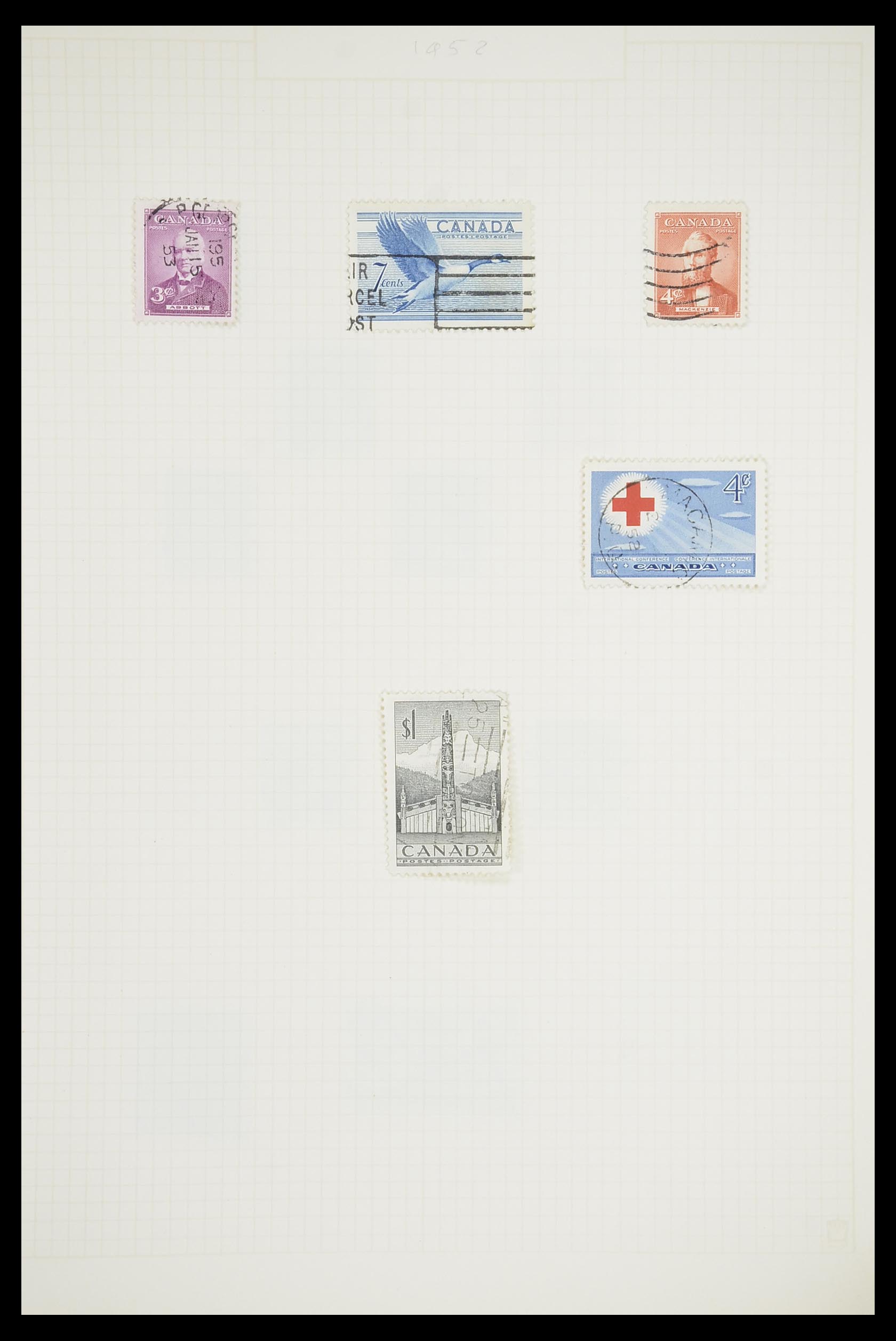 33660 0015 - Postzegelverzameling 33660 Canada 1859-2003.