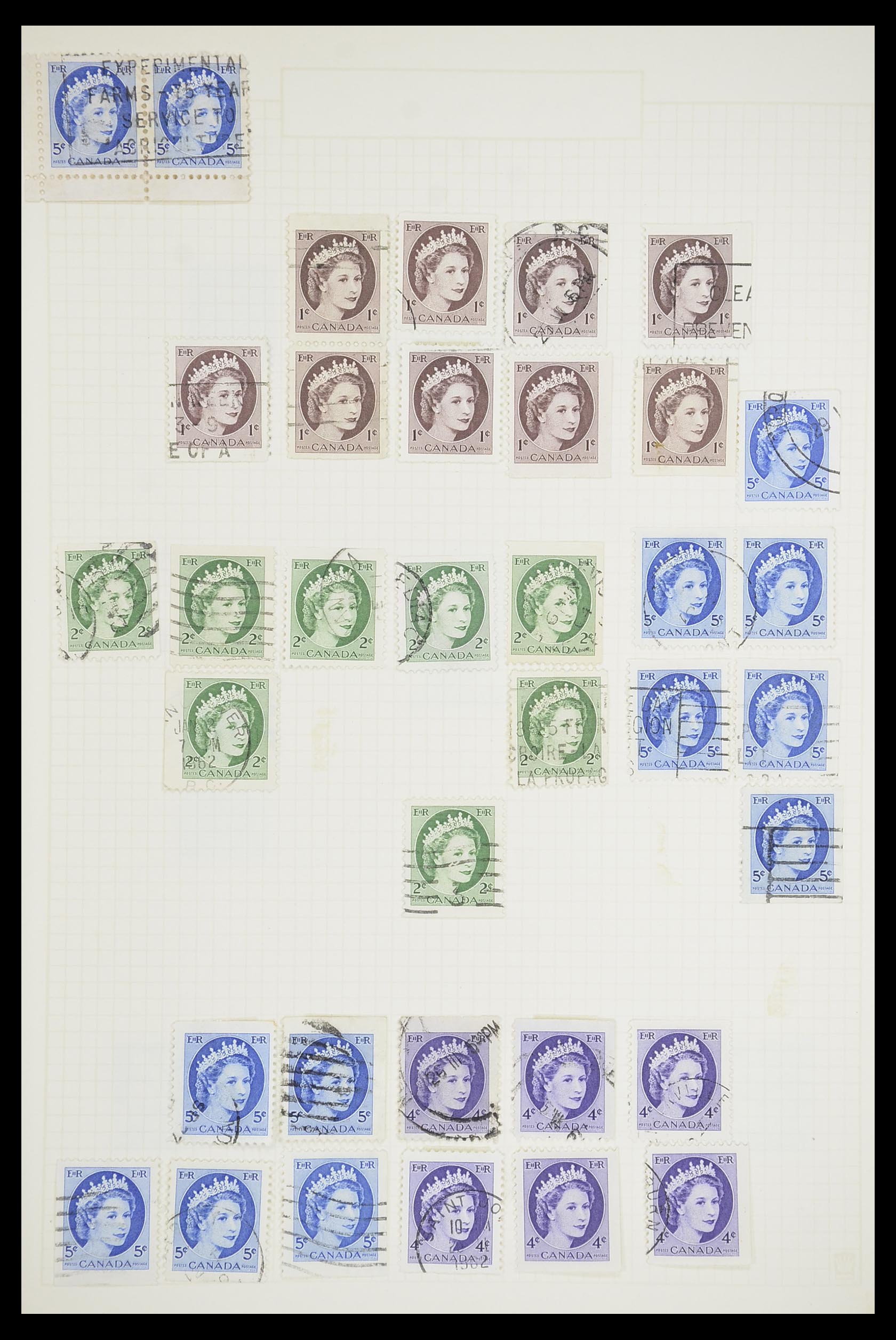 33660 0018 - Postzegelverzameling 33660 Canada 1859-2003.
