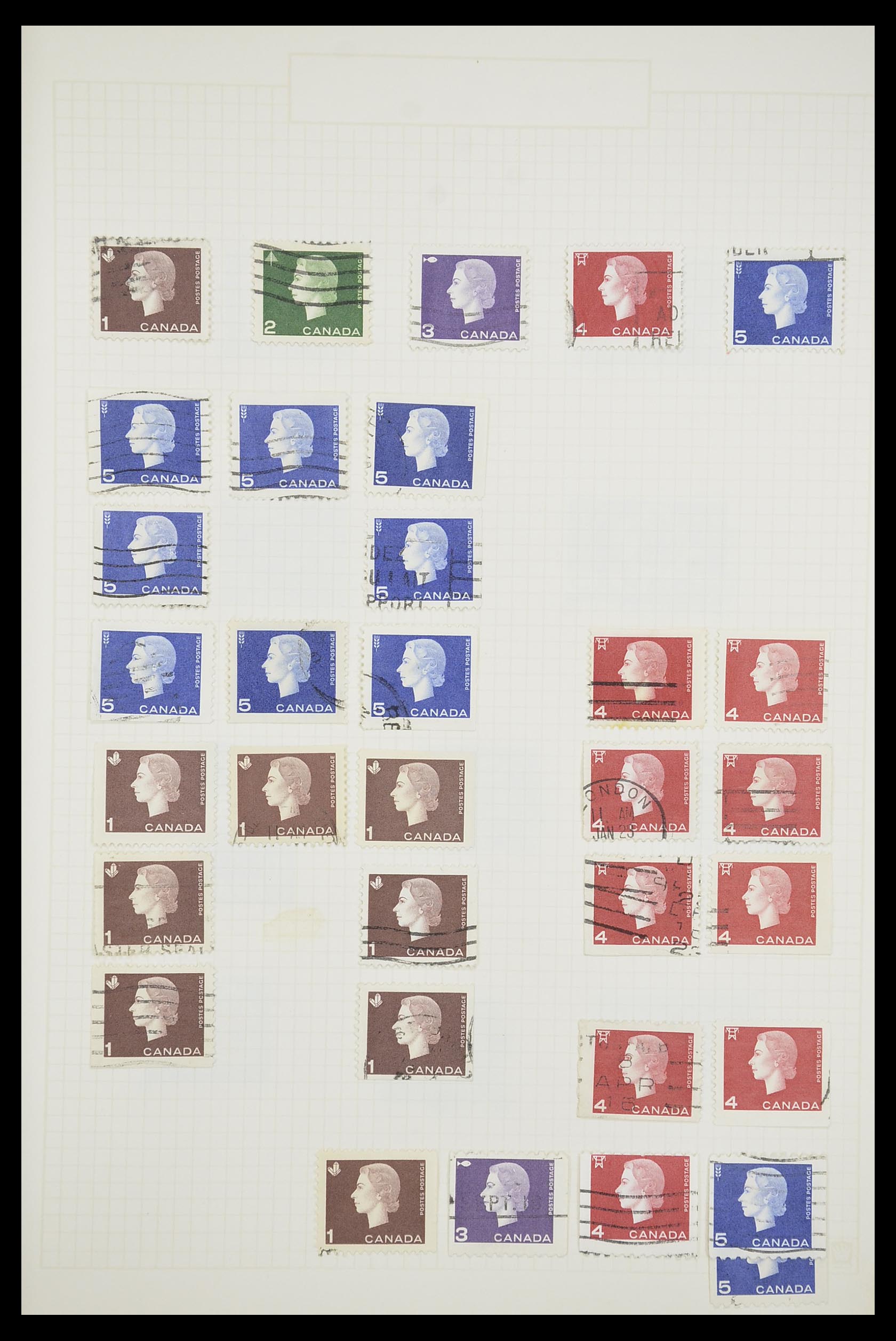 33660 0024 - Postzegelverzameling 33660 Canada 1859-2003.