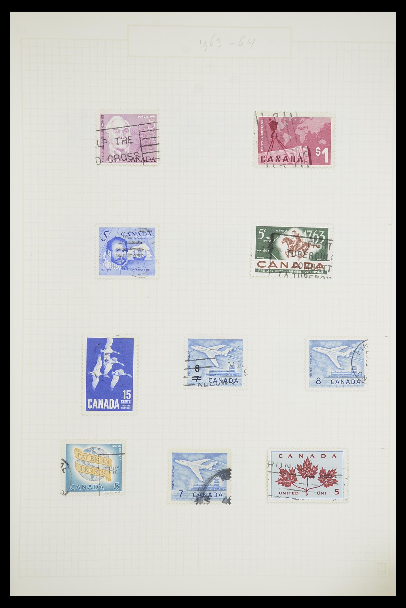33660 0025 - Postzegelverzameling 33660 Canada 1859-2003.