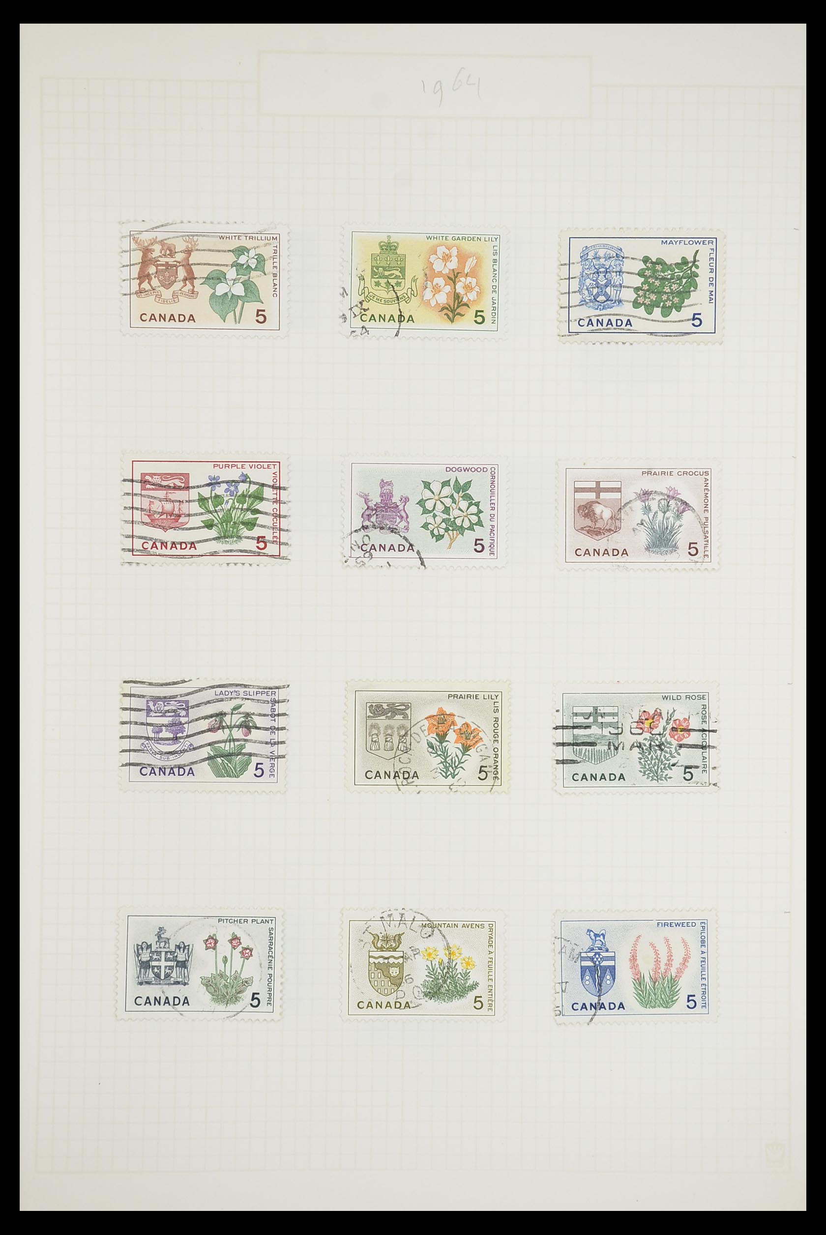 33660 0026 - Postzegelverzameling 33660 Canada 1859-2003.