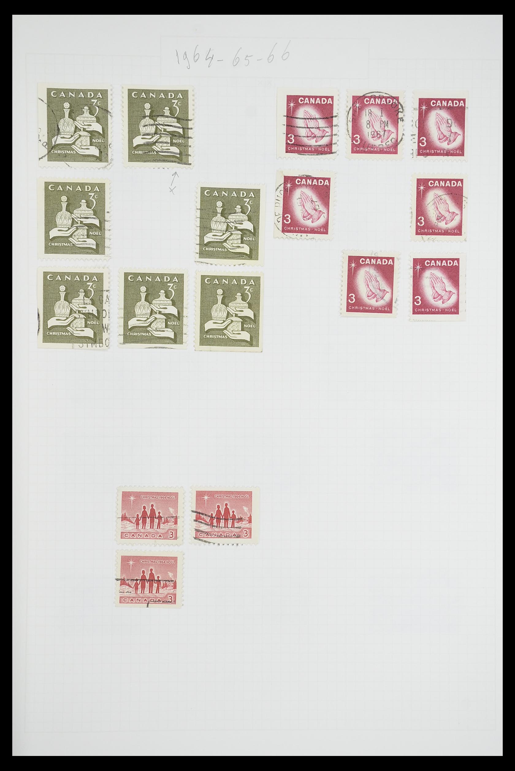 33660 0029 - Postzegelverzameling 33660 Canada 1859-2003.