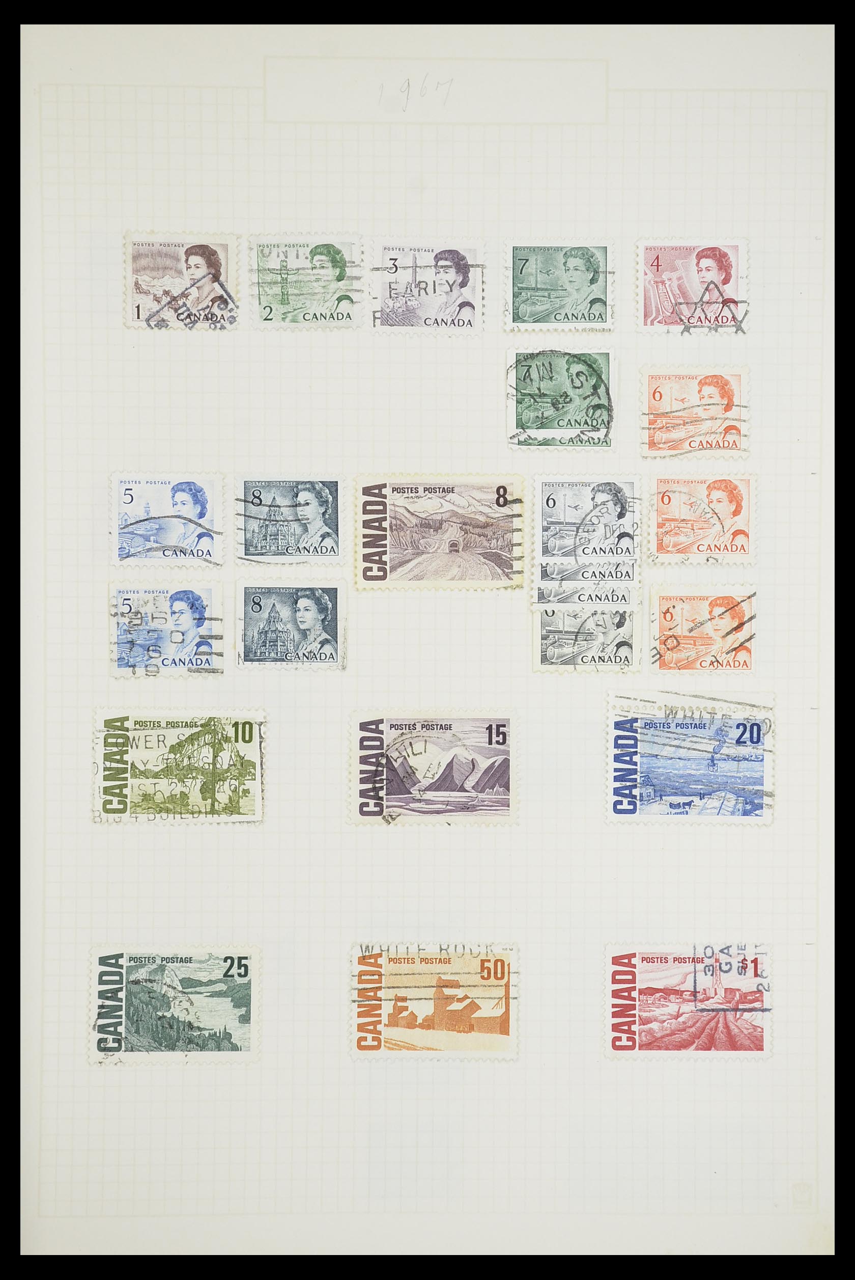 33660 0030 - Postzegelverzameling 33660 Canada 1859-2003.