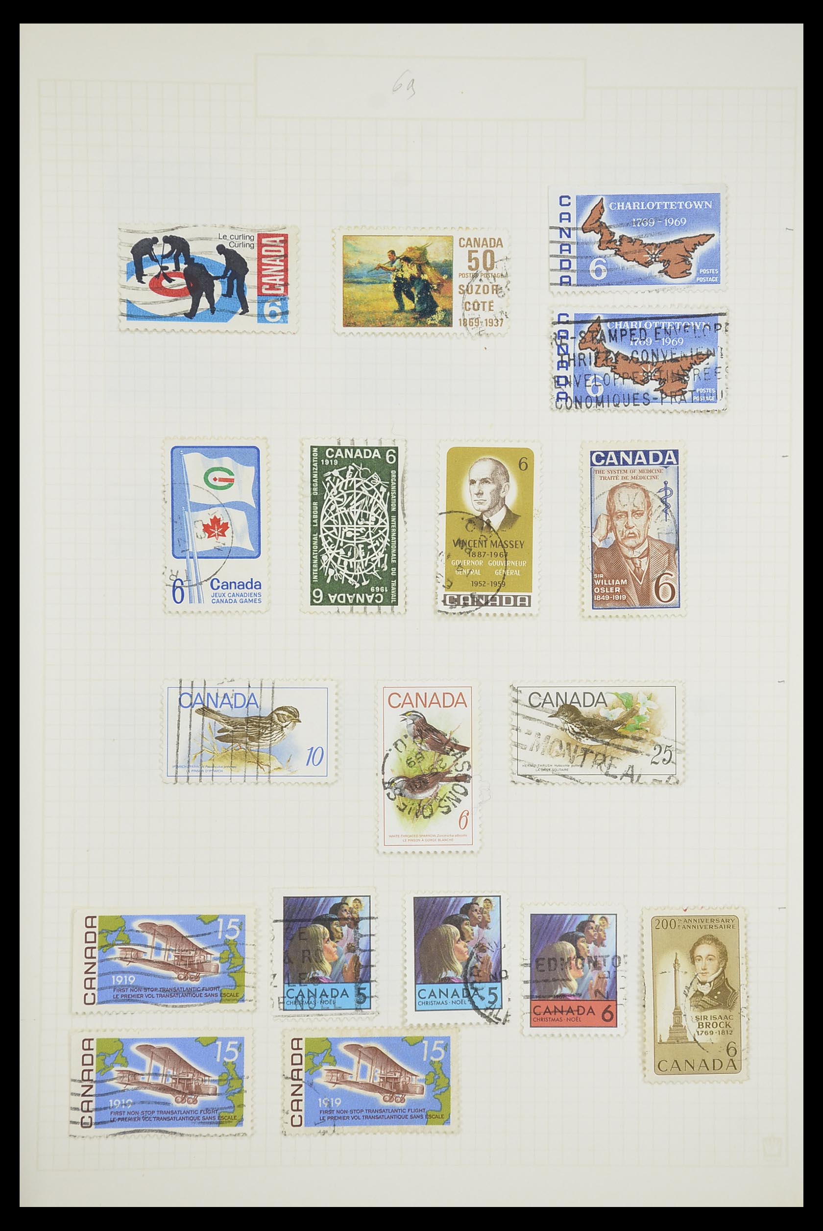 33660 0034 - Postzegelverzameling 33660 Canada 1859-2003.