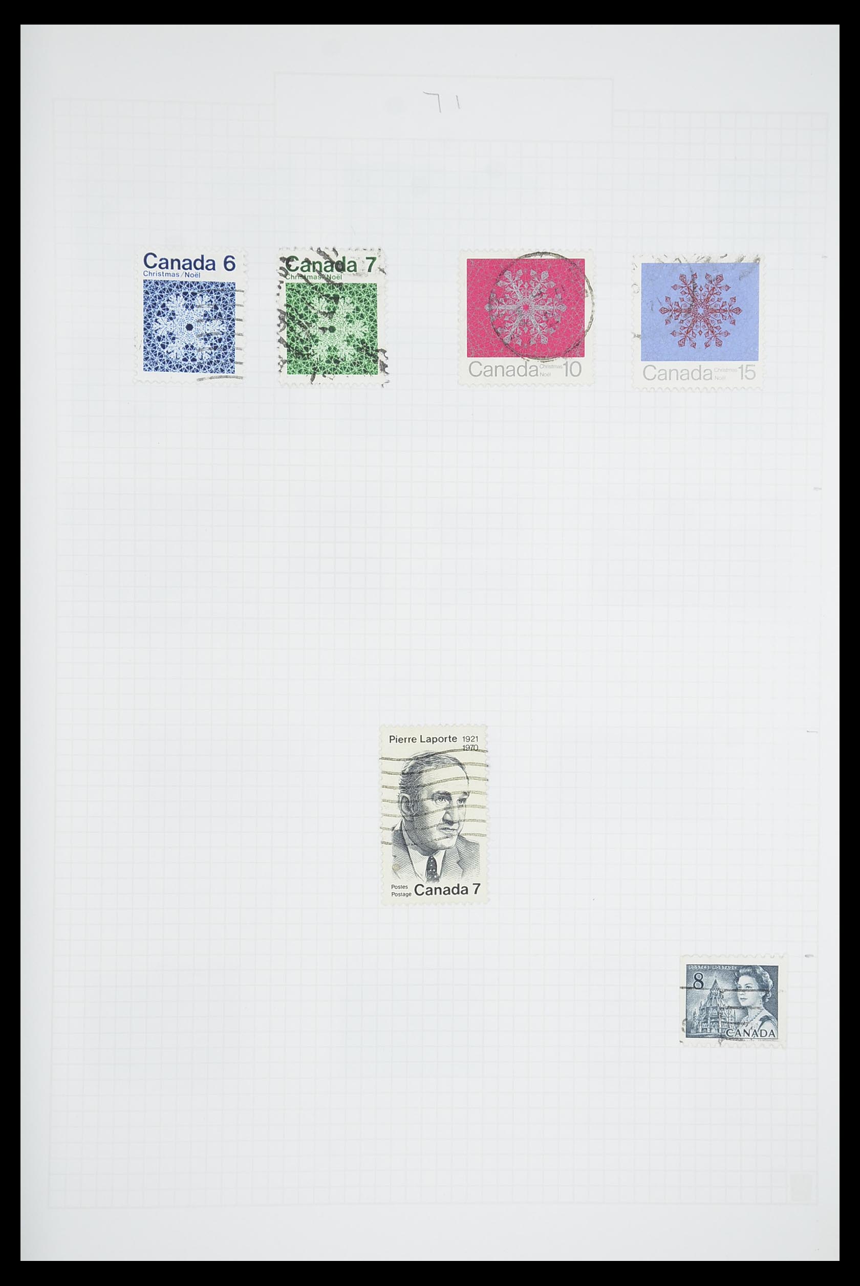 33660 0038 - Postzegelverzameling 33660 Canada 1859-2003.