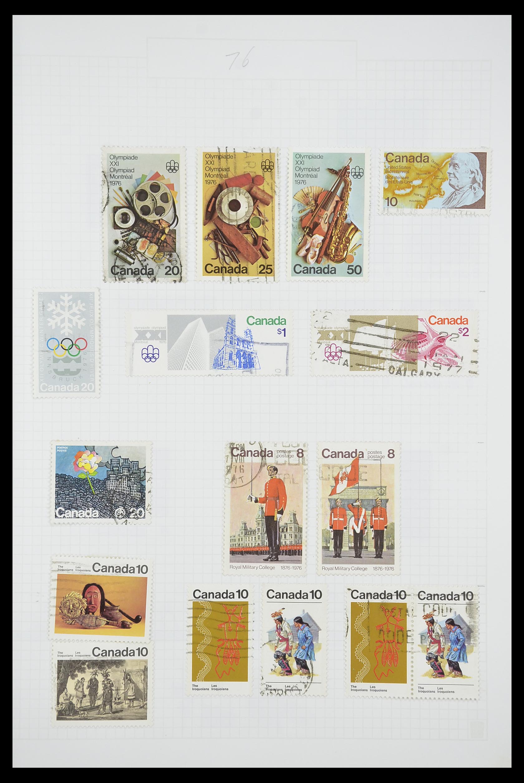 33660 0048 - Postzegelverzameling 33660 Canada 1859-2003.