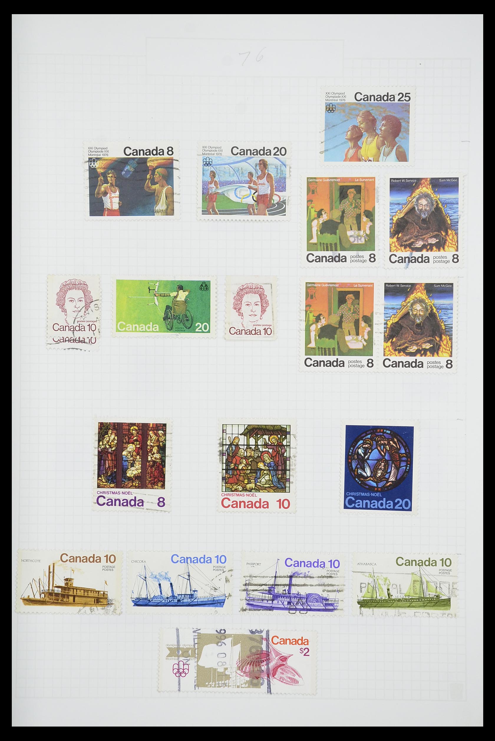 33660 0049 - Postzegelverzameling 33660 Canada 1859-2003.