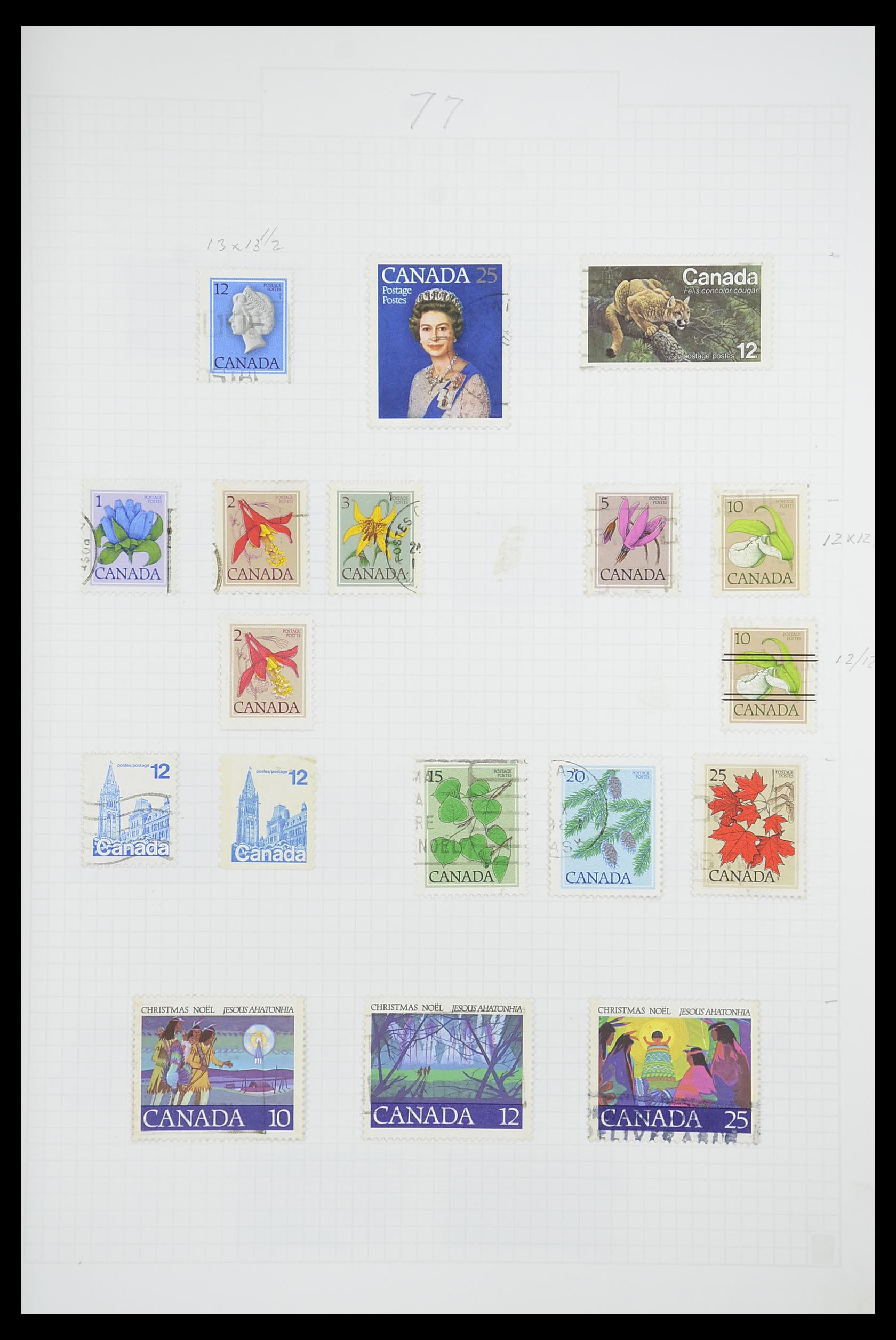 33660 0050 - Postzegelverzameling 33660 Canada 1859-2003.
