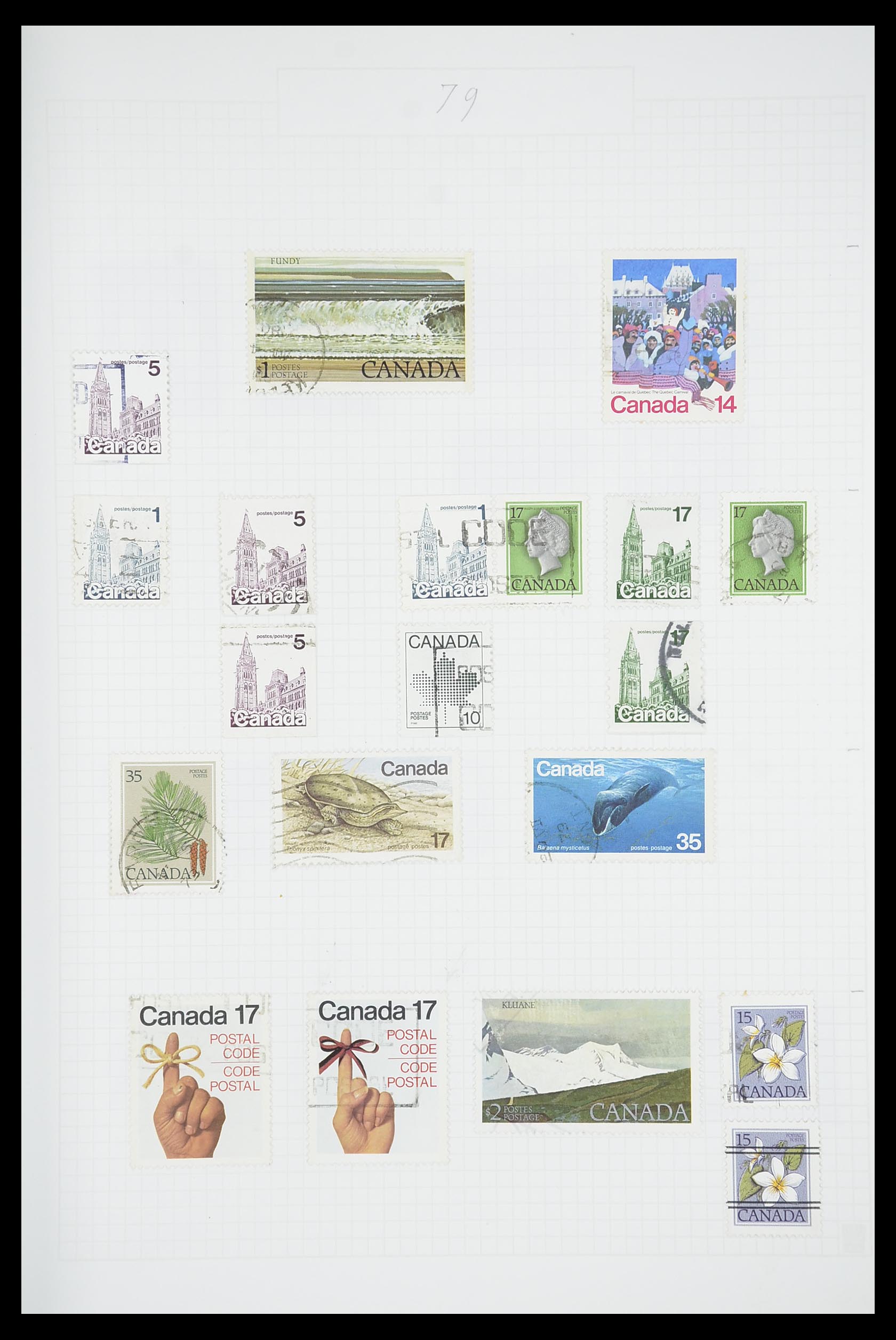 33660 0055 - Postzegelverzameling 33660 Canada 1859-2003.