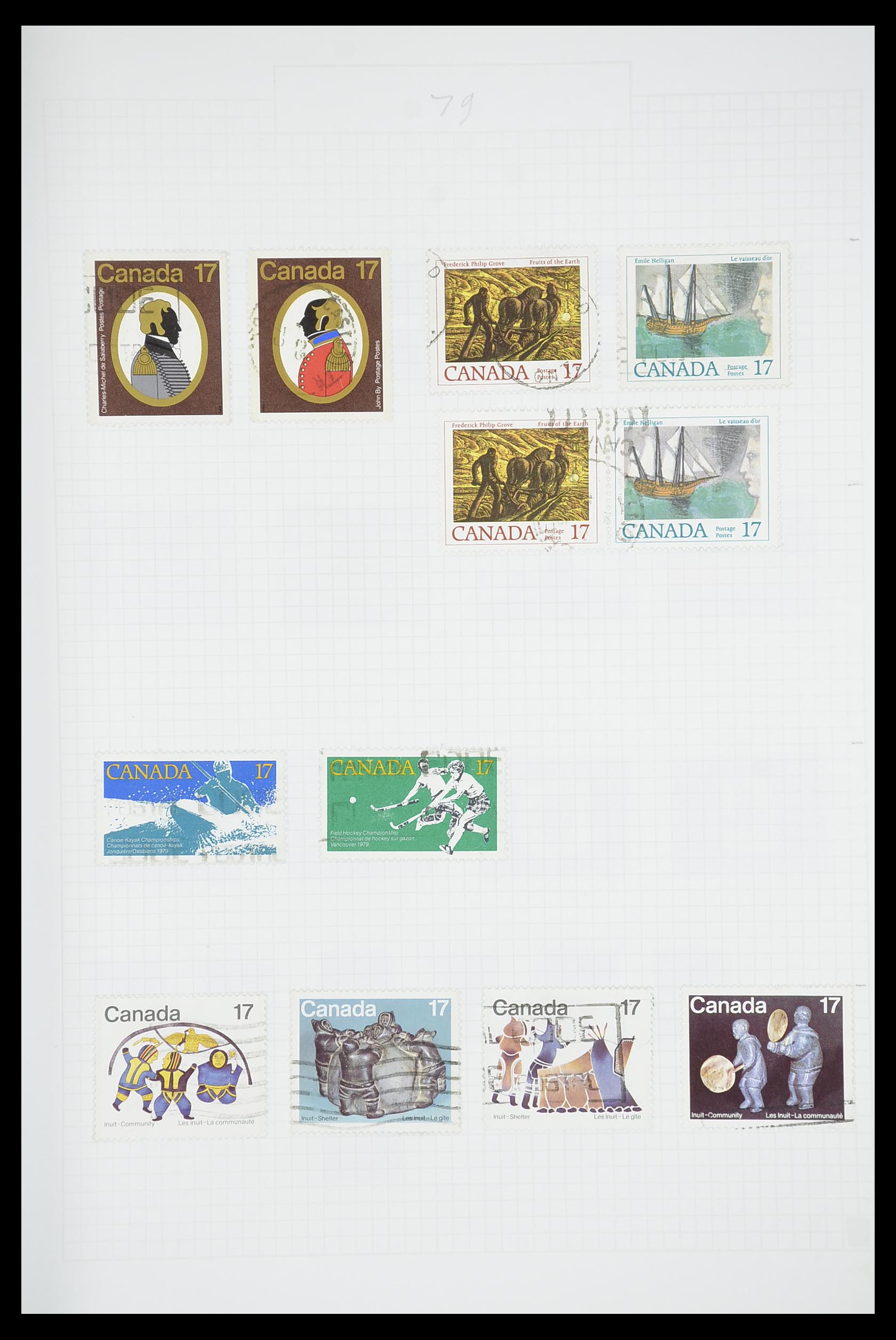 33660 0056 - Postzegelverzameling 33660 Canada 1859-2003.