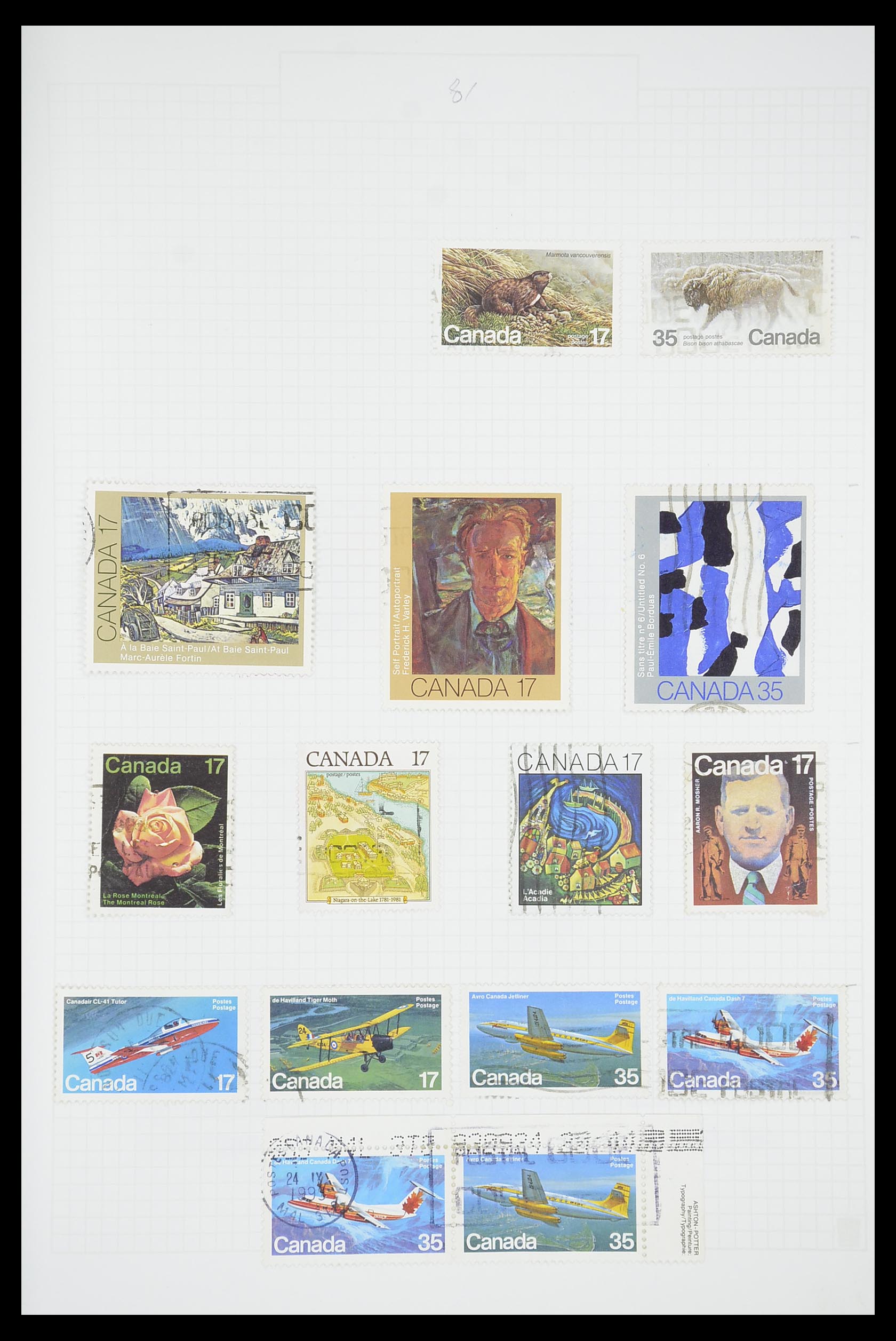 33660 0062 - Stamp collection 33660 Canada 1859-2003.