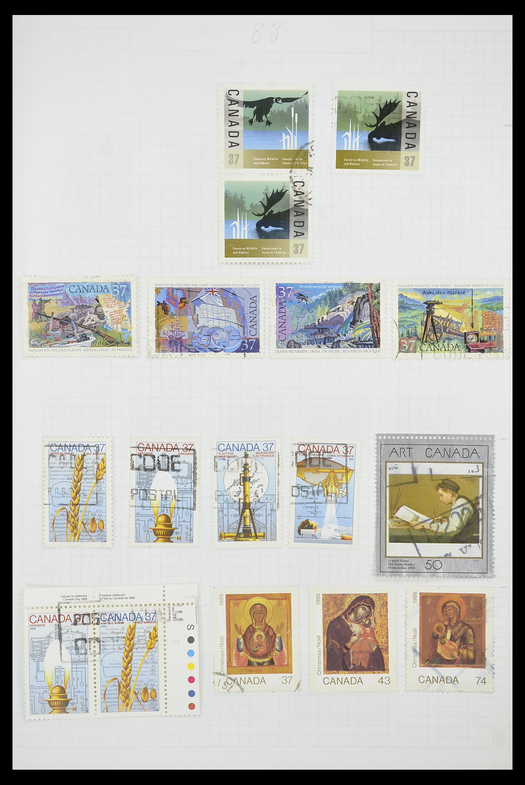 33660 0084 - Stamp collection 33660 Canada 1859-2003.