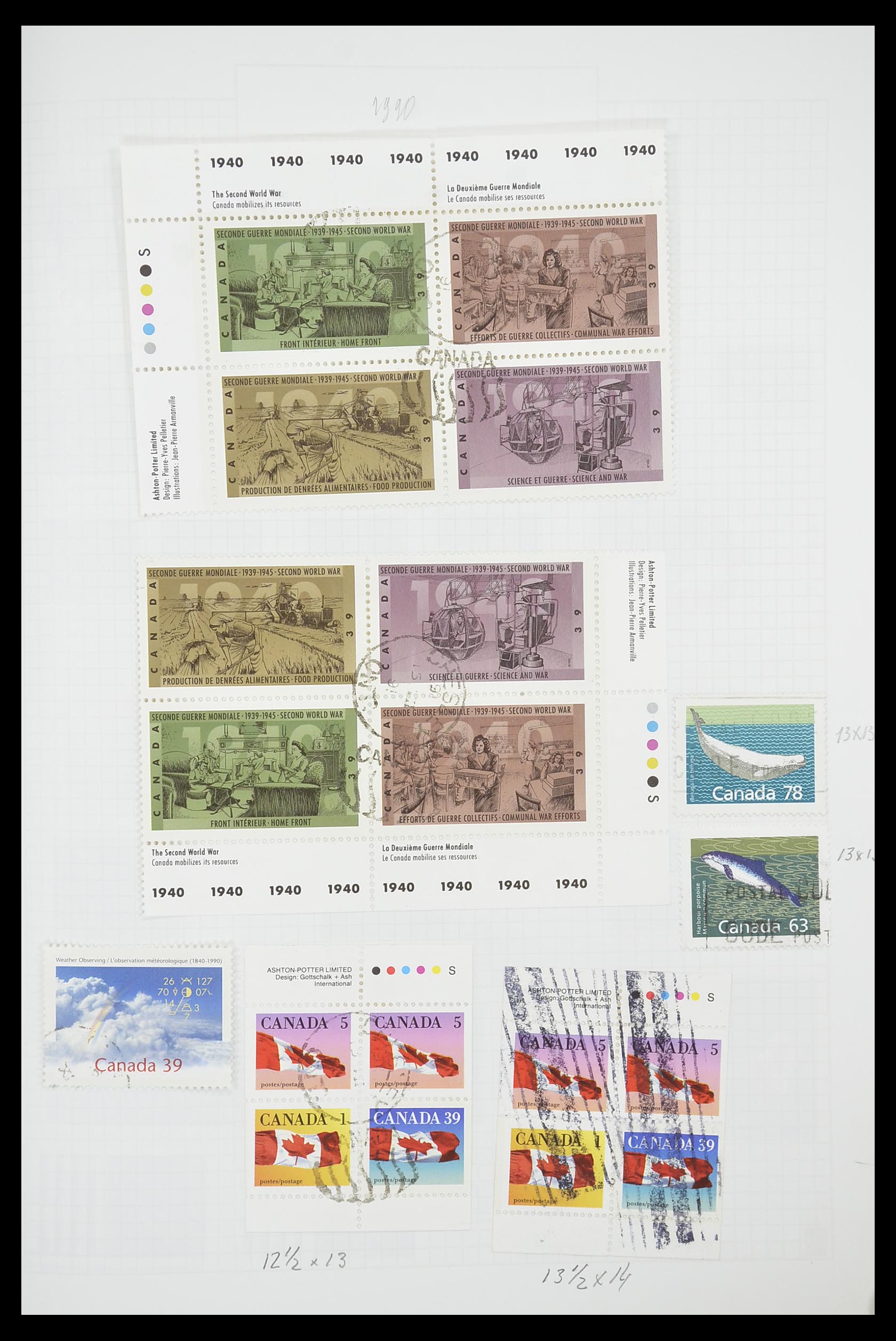 33660 0090 - Stamp collection 33660 Canada 1859-2003.