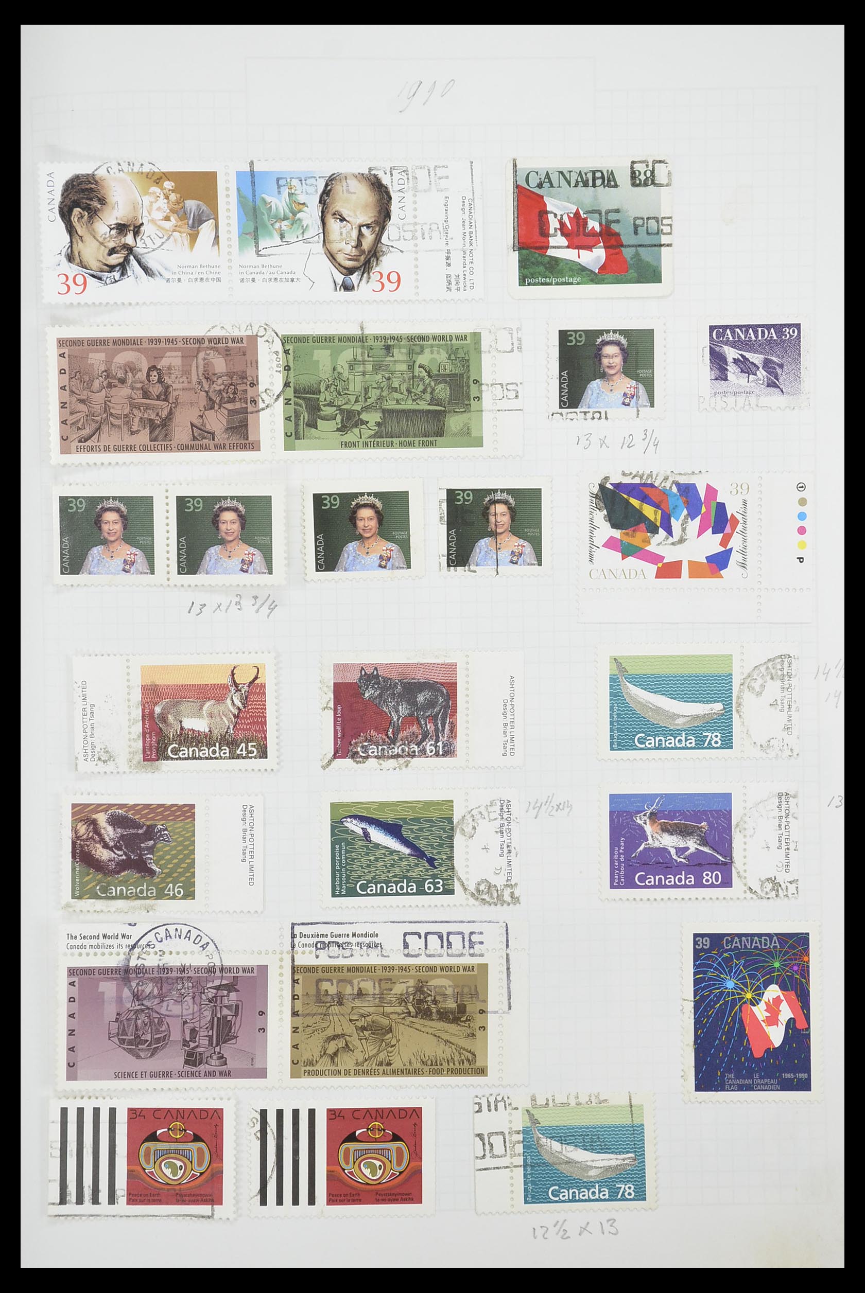 33660 0091 - Stamp collection 33660 Canada 1859-2003.