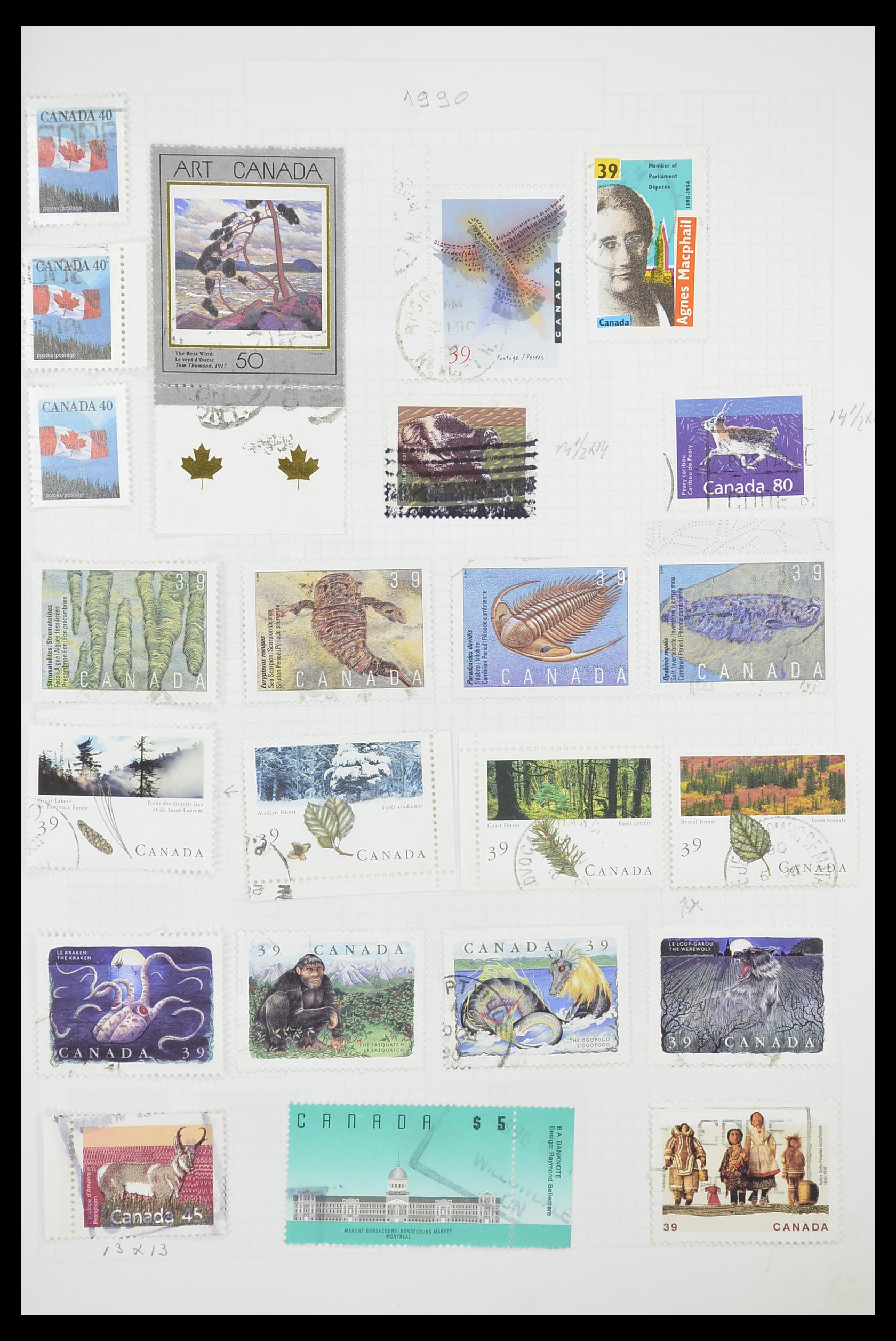 33660 0092 - Stamp collection 33660 Canada 1859-2003.